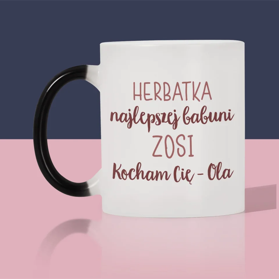 Zdjęcie i Podpis: Herbatka Najlepszej Babuni - Kubek z Nadrukiem - Image 8