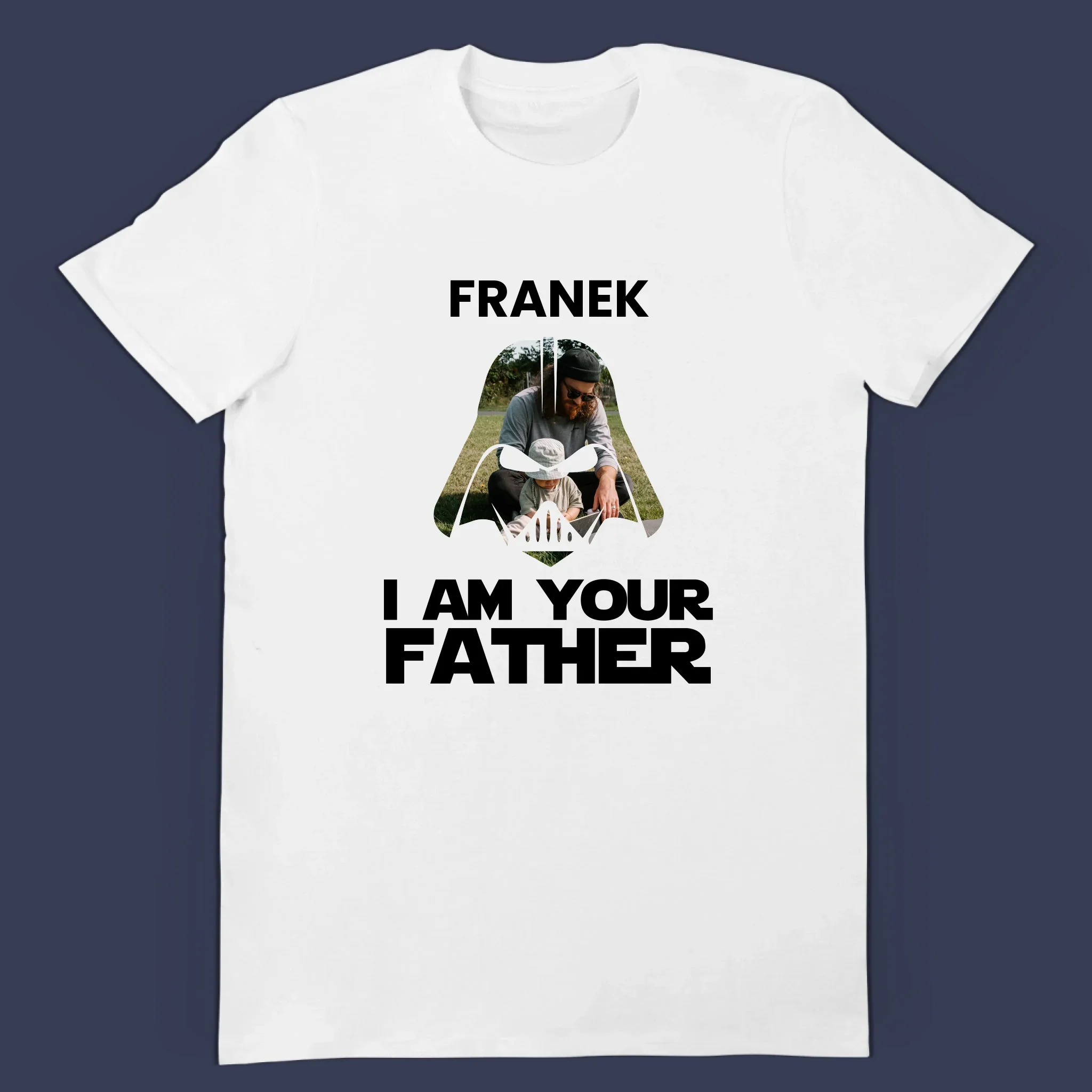 Zdjęcie i Podpis: i Am Your Father - Zestaw Koszulka Męska i Body Niemowlęce - Image 3