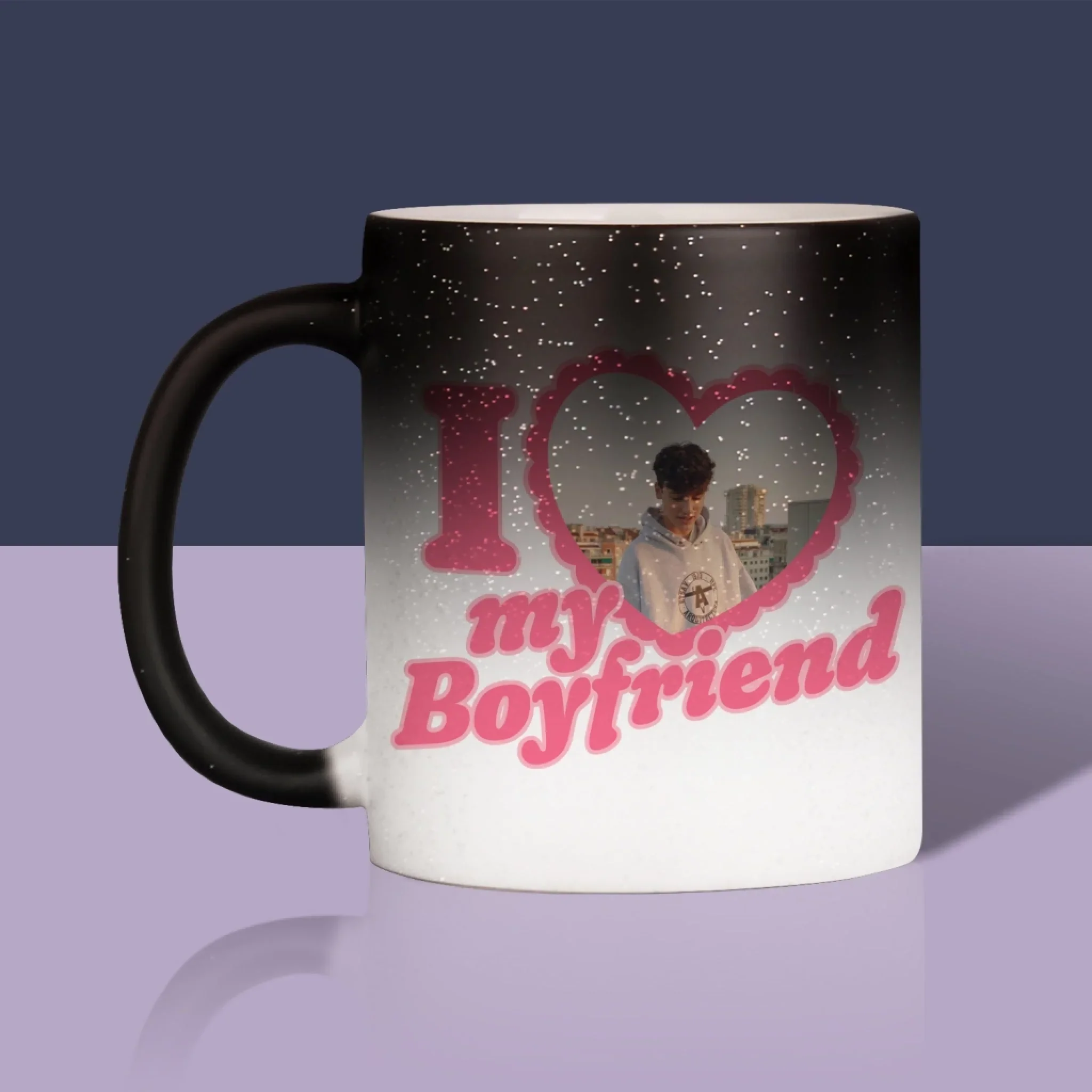 Zdjęcie i Podpis: i Love My Boyfriend - Kubek z Nadrukiem - Image 12