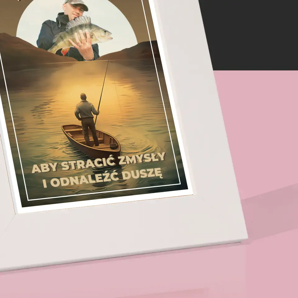 Zdjęcie i Podpis: I Nad Jezioro Idę - Ramka Na Zdjęcie - Image 4