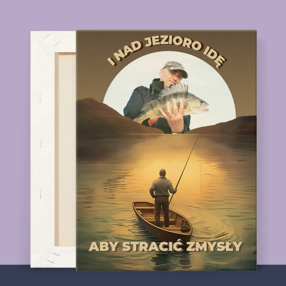 Zdjęcie i Podpis: I Nad Jezioro Idę - Wydruk Obramowany - Image 11