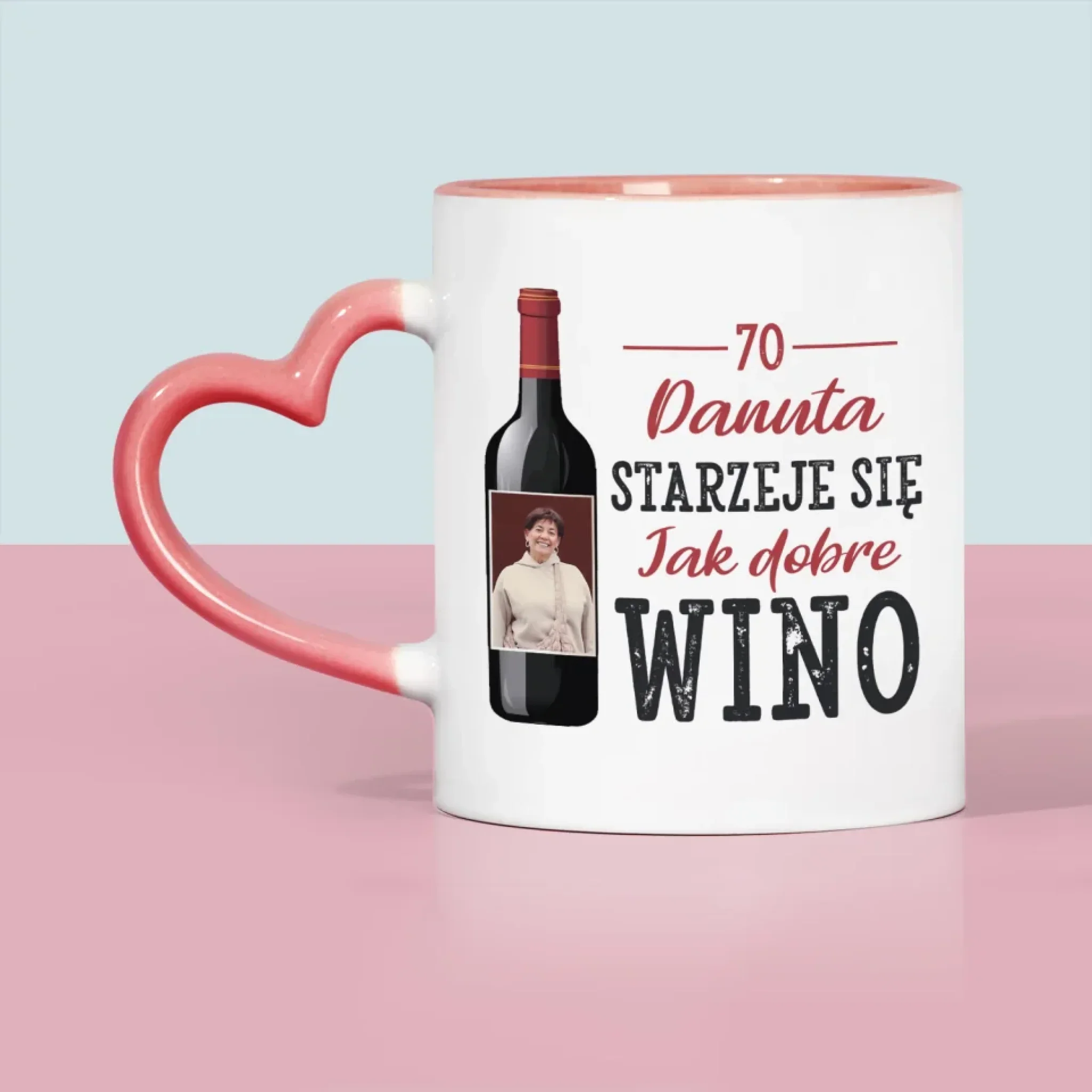 Zdjęcie I Podpis: Jak Dobre Wino - Kubek z Nadrukiem - Image 9