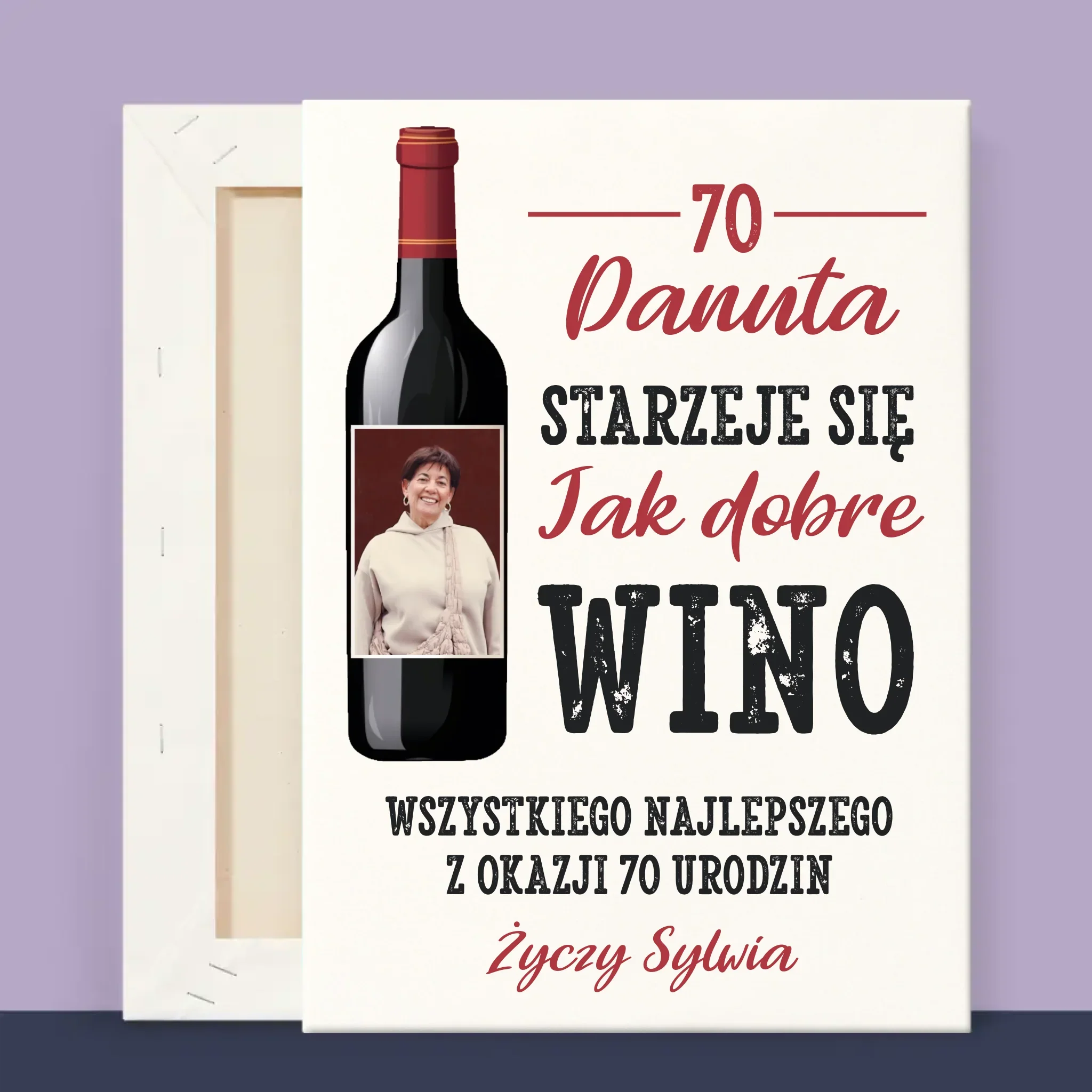 Zdjęcie I Podpis: Jak Dobre Wino - Wydruk Obramowany - Image 14