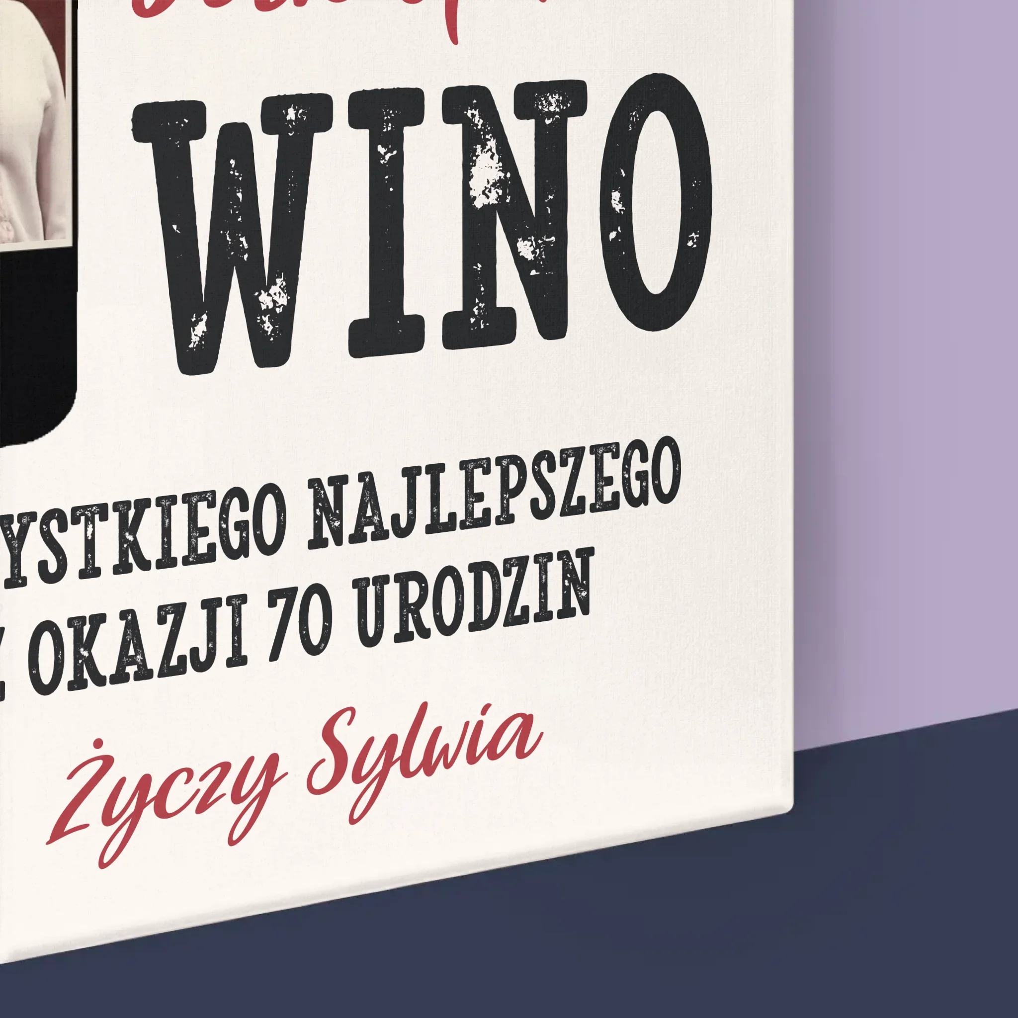 Zdjęcie I Podpis: Jak Dobre Wino - Wydruk Obramowany - Image 17
