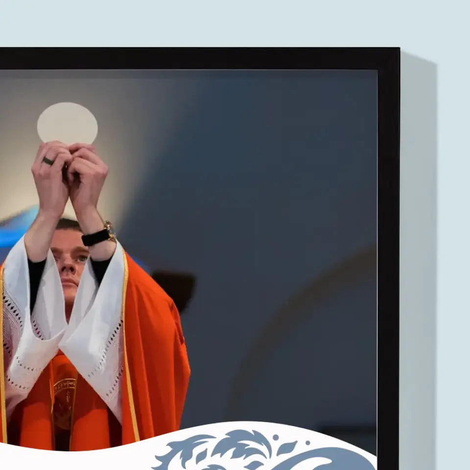Zdjęcie i Podpis: Jubileusz Święceń Kapłańskich - Wydruk Obramowany - Image 6