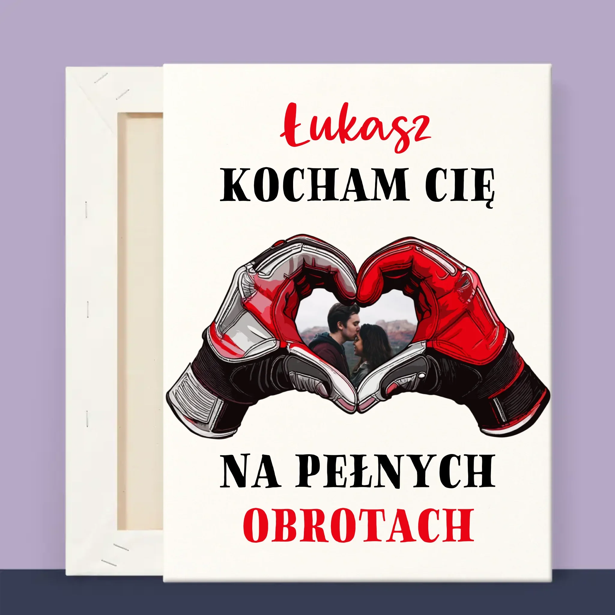 Zdjęcie I Podpis: Kocham Cię Na Pełnych Obrotach - Wydruk Obramowany - Image 12