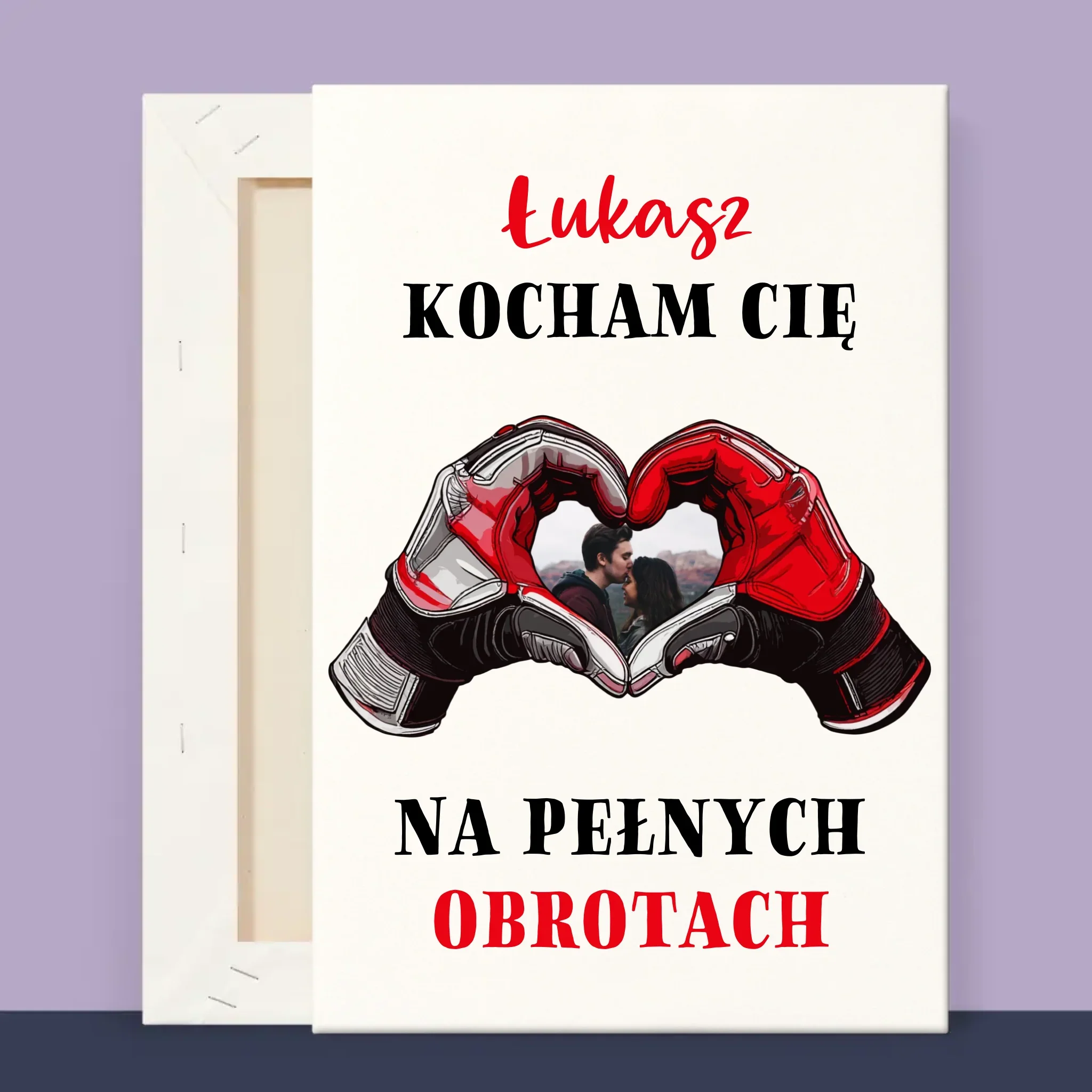 Zdjęcie I Podpis: Kocham Cię Na Pełnych Obrotach - Wydruk Obramowany - Image 13