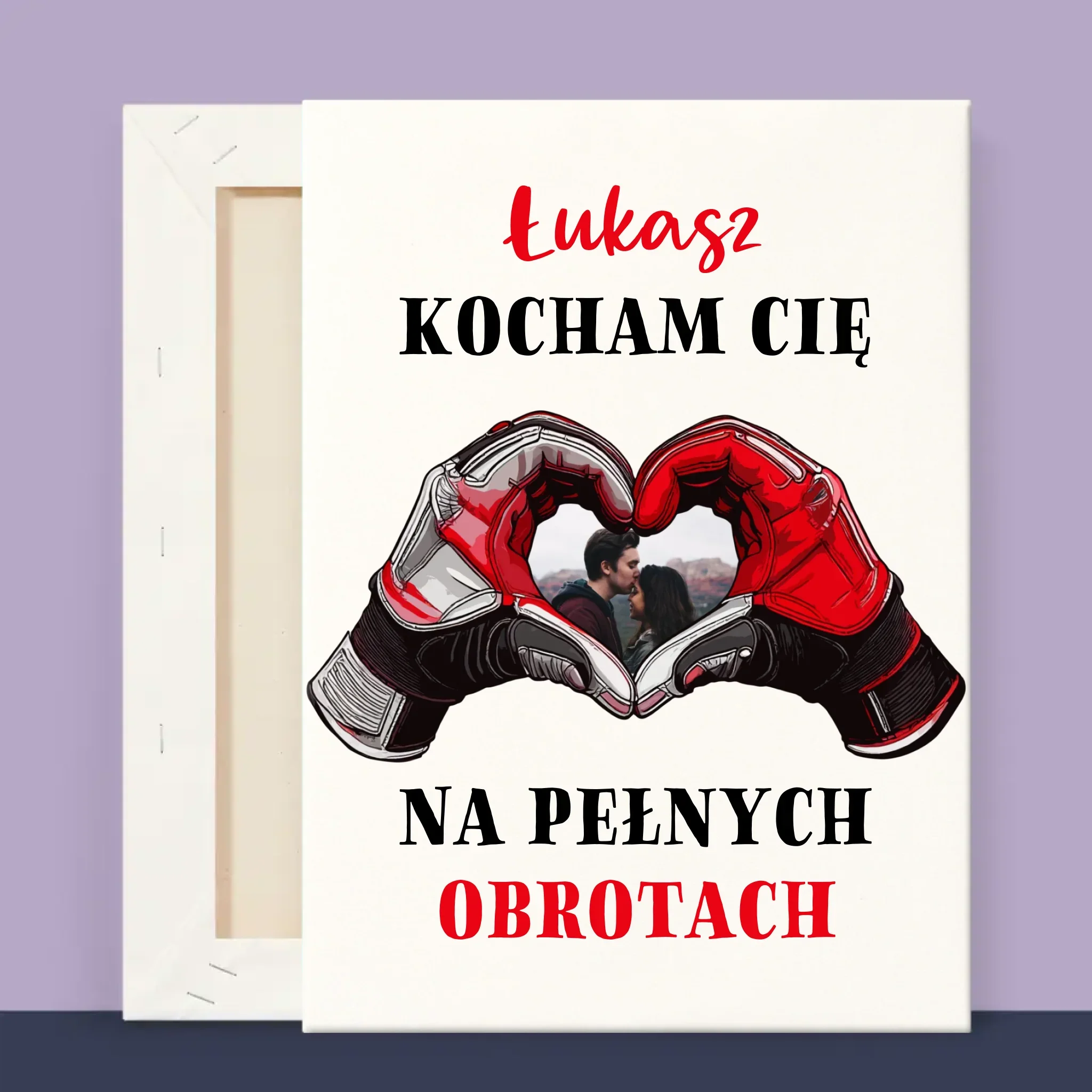 Zdjęcie I Podpis: Kocham Cię Na Pełnych Obrotach - Wydruk Obramowany - Image 14