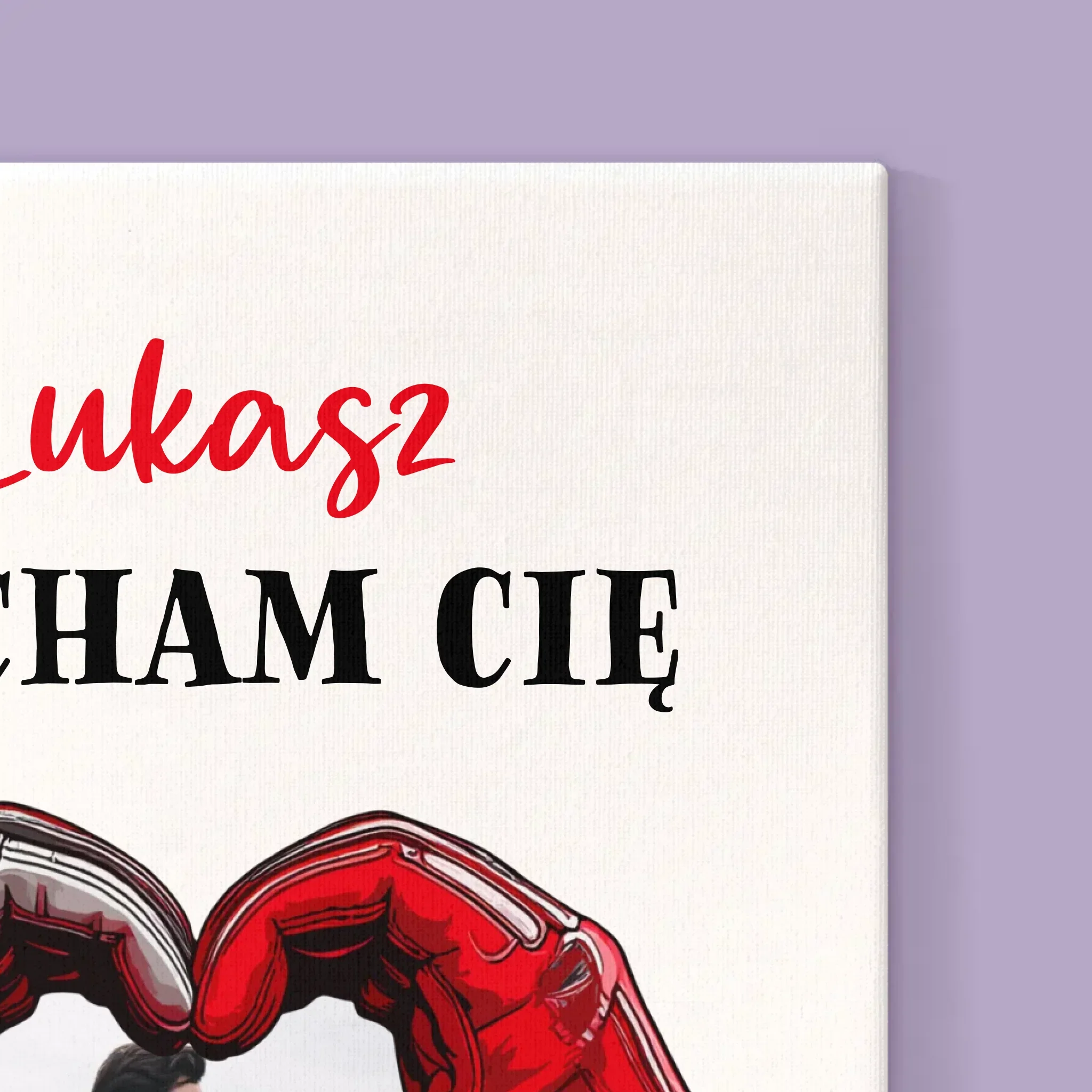 Zdjęcie I Podpis: Kocham Cię Na Pełnych Obrotach - Wydruk Obramowany - Image 15