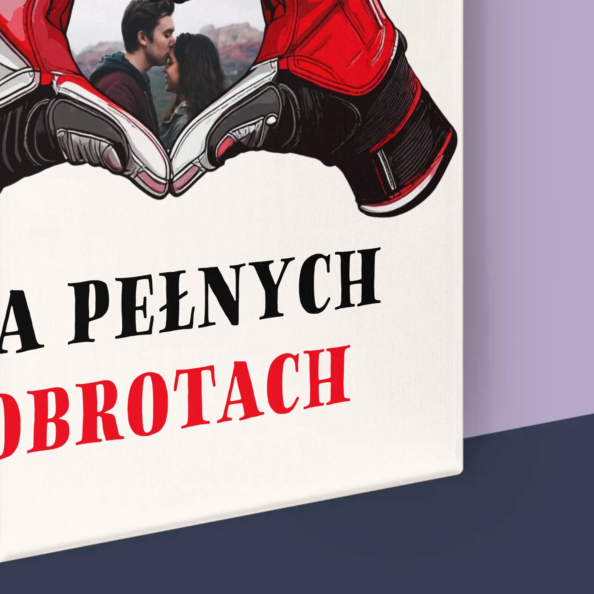 Zdjęcie I Podpis: Kocham Cię Na Pełnych Obrotach - Wydruk Obramowany - Image 17