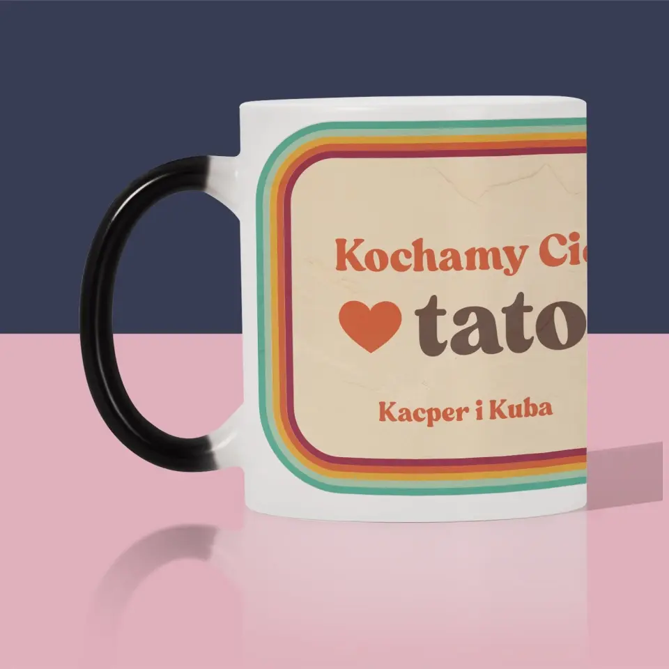 Zdjęcie i Podpis: Kochamy Cię Tato - Kubek z Nadrukiem - Image 7