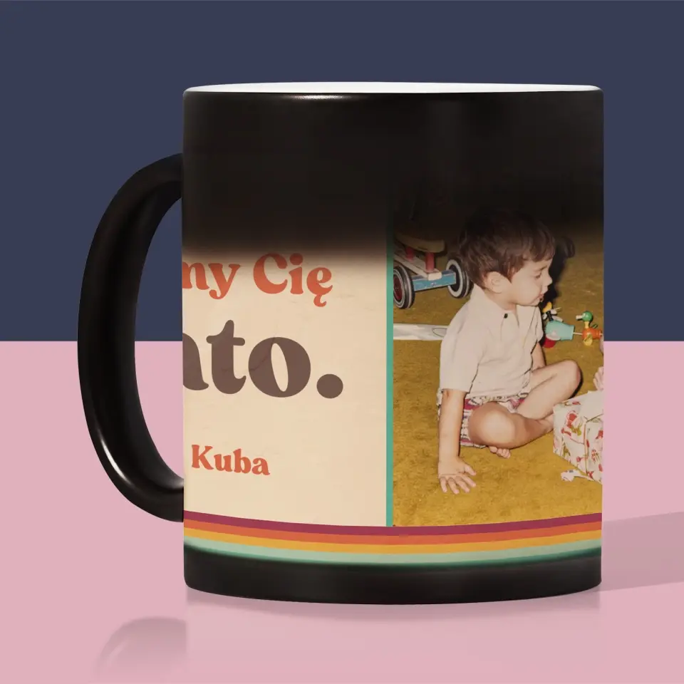Zdjęcie i Podpis: Kochamy Cię Tato - Kubek z Nadrukiem - Image 8