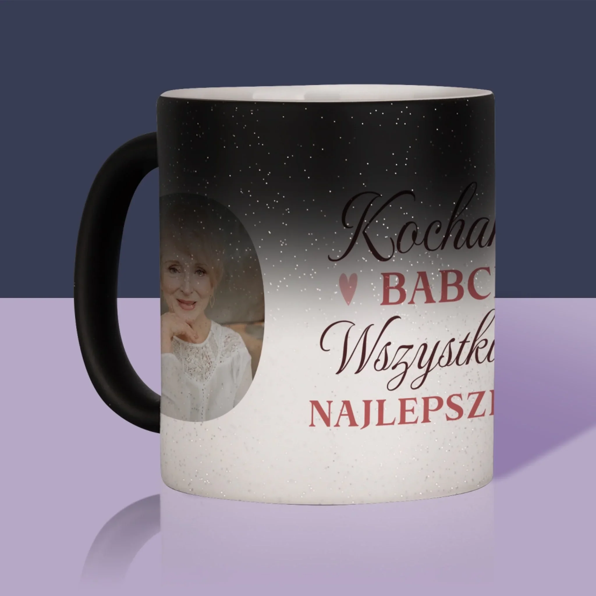 Zdjęcie I Podpis: Kochanej Babci Wszystkiego Najlepszego - Kubek z Nadrukiem - Image 11