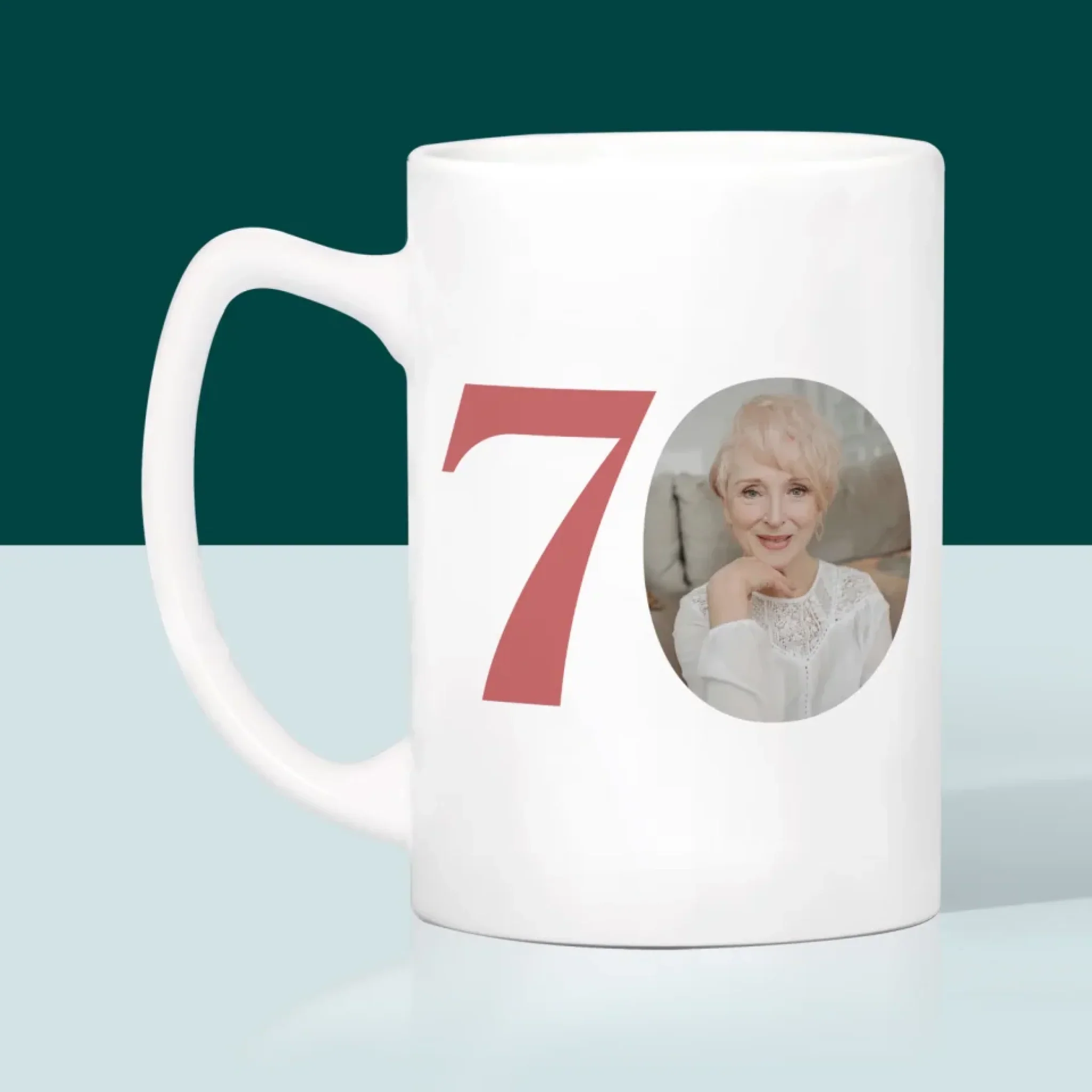 Zdjęcie I Podpis: Kochanej Babci Wszystkiego Najlepszego - Kubek z Nadrukiem - Image 4
