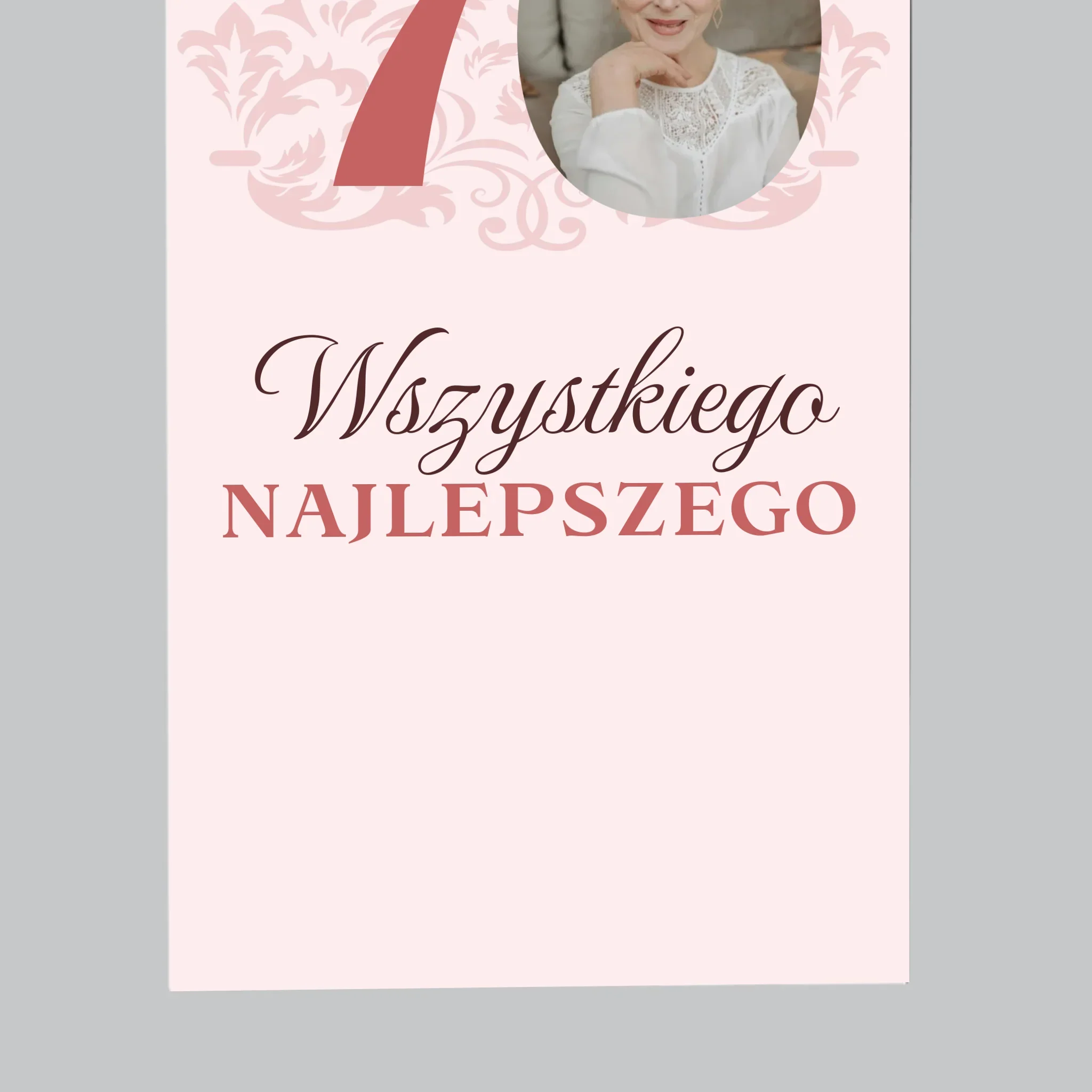 Zdjęcie I Podpis: Kochanej Babci Wszystkiego Najlepszego - Magnes Na Lodówkę - Image 4