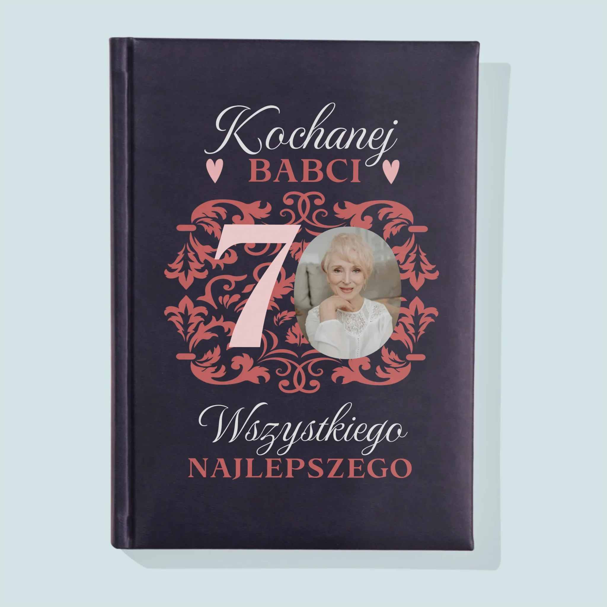 Zdjęcie I Podpis: Kochanej Babci Wszystkiego Najlepszego - Notes Książkowy - Image 2