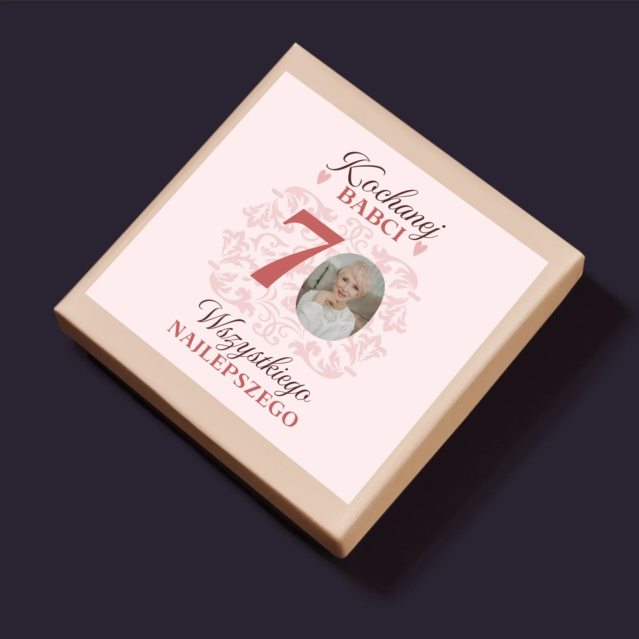 Zdjęcie I Podpis: Kochanej Babci Wszystkiego Najlepszego - Personalizowane Puzzle - Image 5