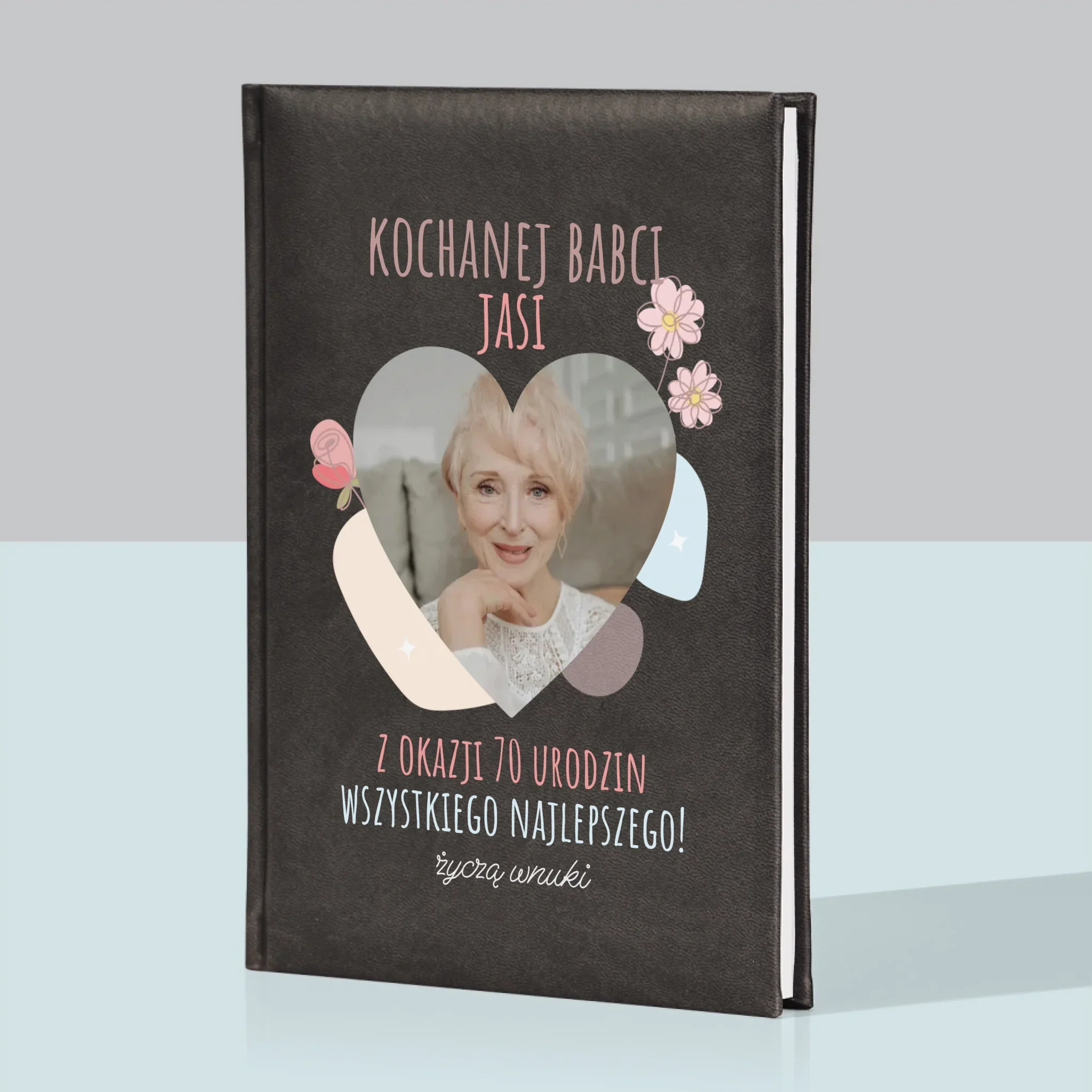 Zdjęcie I Podpis: Kochanej Babci z Okazji Urodzin - Notes Książkowy - Image 6