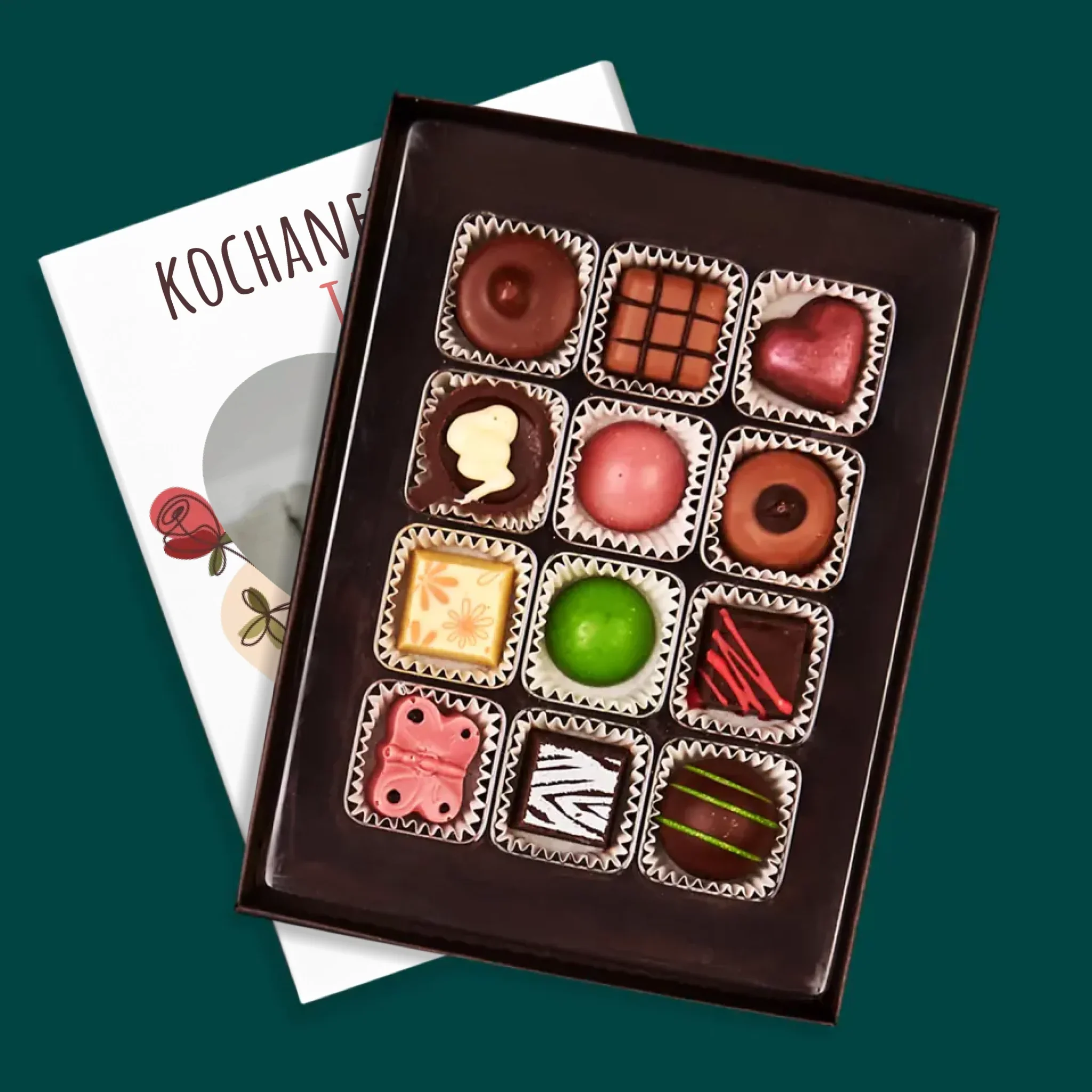 Zdjęcie I Podpis: Kochanej Babci z Okazji Urodzin - Personalizowane Praliny - Image 4