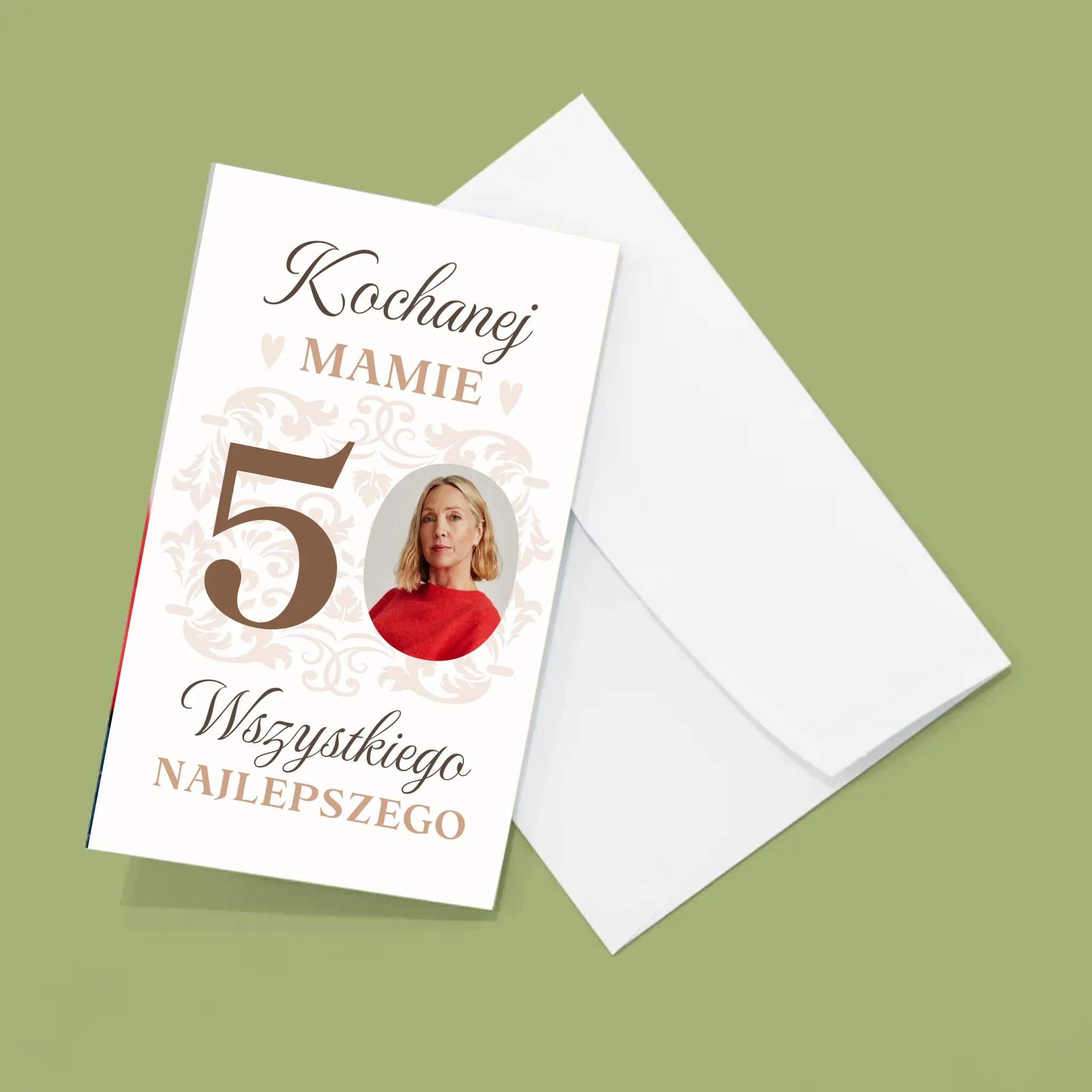 Zdjęcie I Podpis: Kochanej Mamie Z Okazji 50 Urodzin - Duża Harmonijka Ze Zdjęć - Image 2