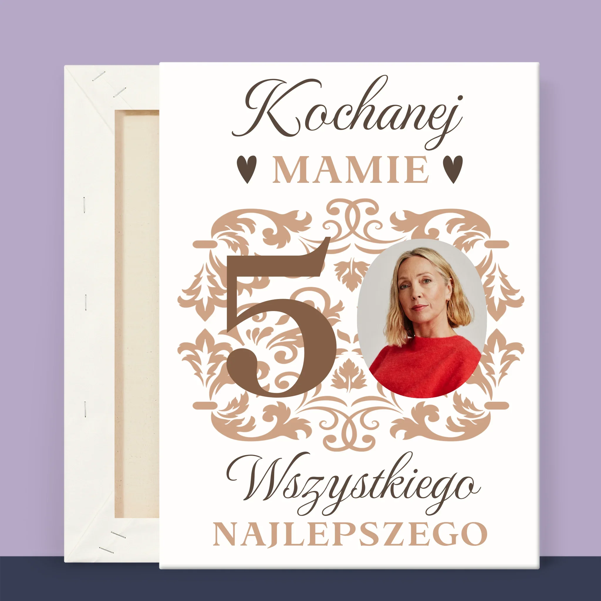 Zdjęcie I Podpis: Kochanej Mamie Z Okazji 50 Urodzin - Wydruk Obramowany - Image 12