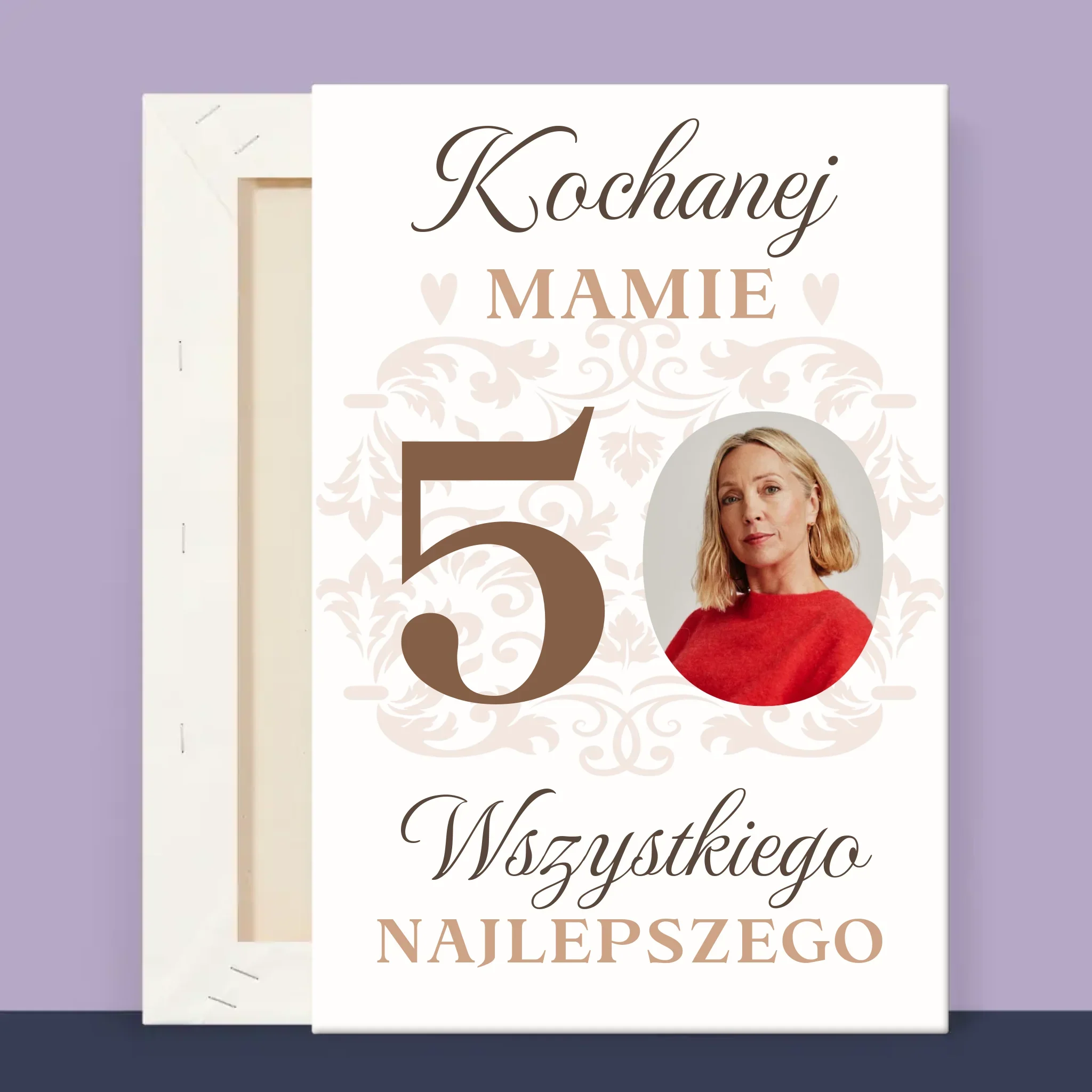 Zdjęcie I Podpis: Kochanej Mamie Z Okazji 50 Urodzin - Wydruk Obramowany - Image 13