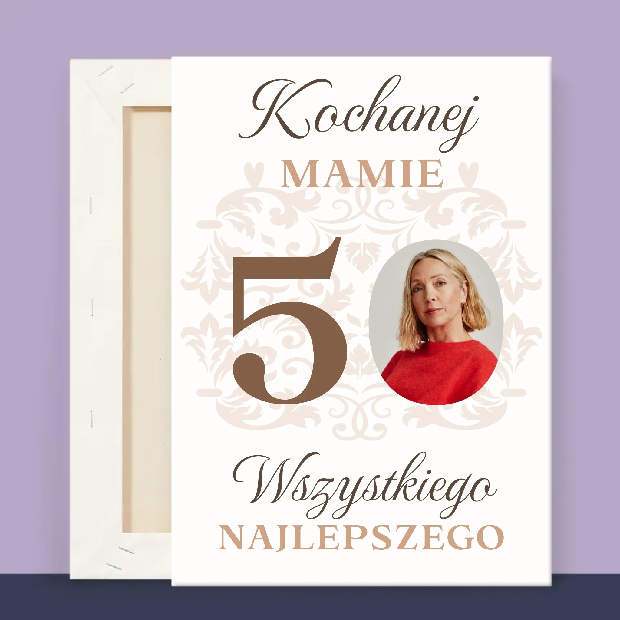 Zdjęcie I Podpis: Kochanej Mamie Z Okazji 50 Urodzin - Wydruk Obramowany - Image 14