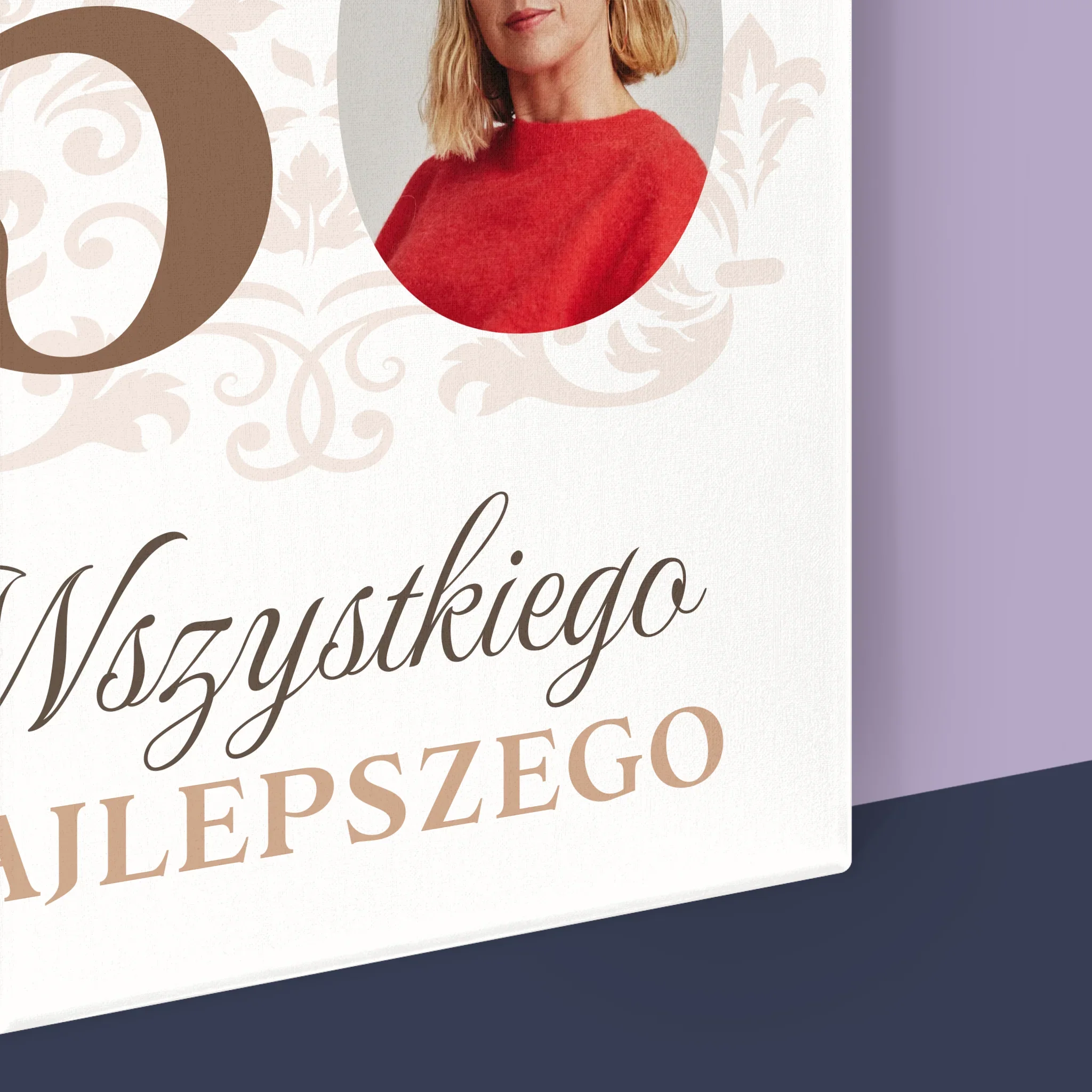 Zdjęcie I Podpis: Kochanej Mamie Z Okazji 50 Urodzin - Wydruk Obramowany - Image 17