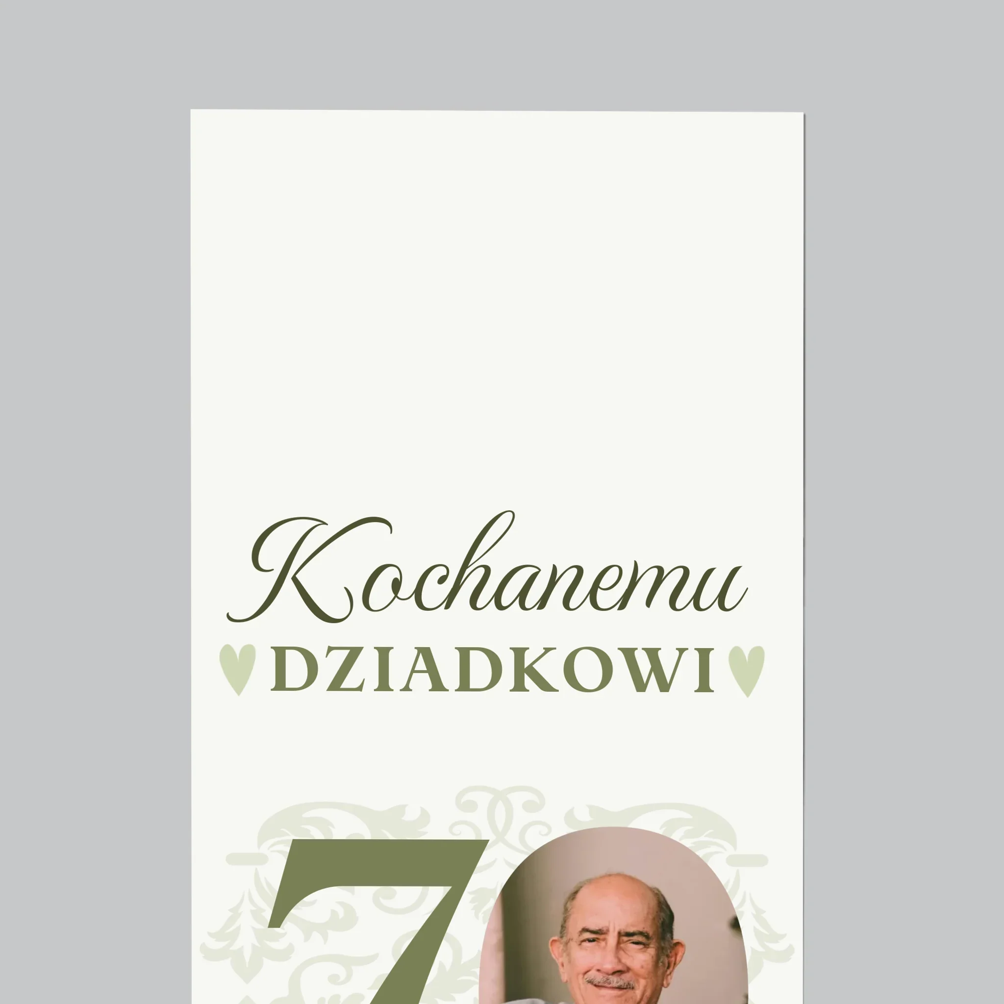 Zdjęcie I Podpis: Kochanemu Dziadkowi Wszystkiego Najlepszego - Magnes Na Lodówkę - Image 3