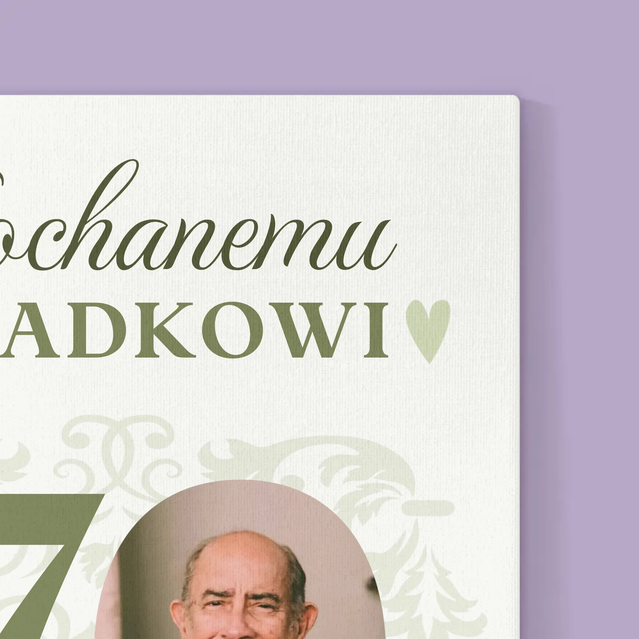 Zdjęcie I Podpis: Kochanemu Dziadkowi Wszystkiego Najlepszego - Wydruk Obramowany - Image 15