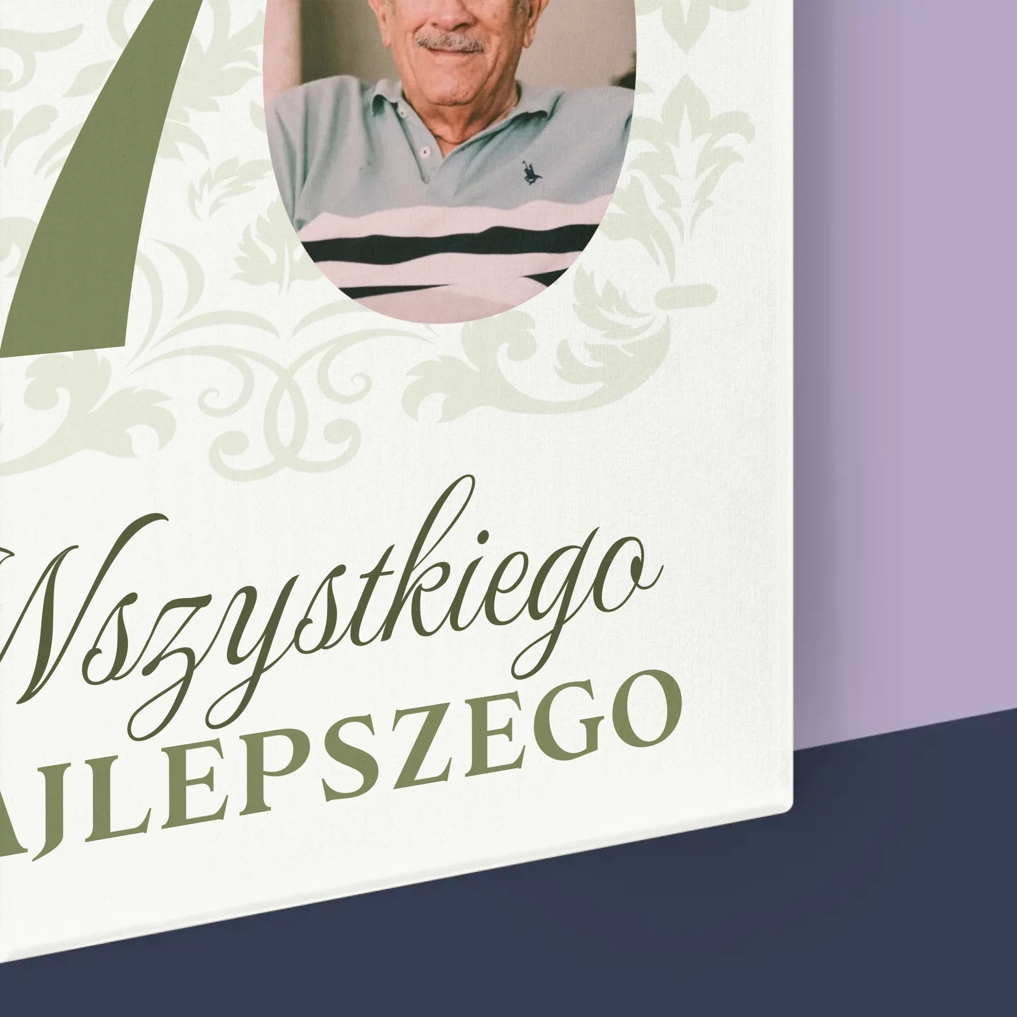 Zdjęcie I Podpis: Kochanemu Dziadkowi Wszystkiego Najlepszego - Wydruk Obramowany - Image 17