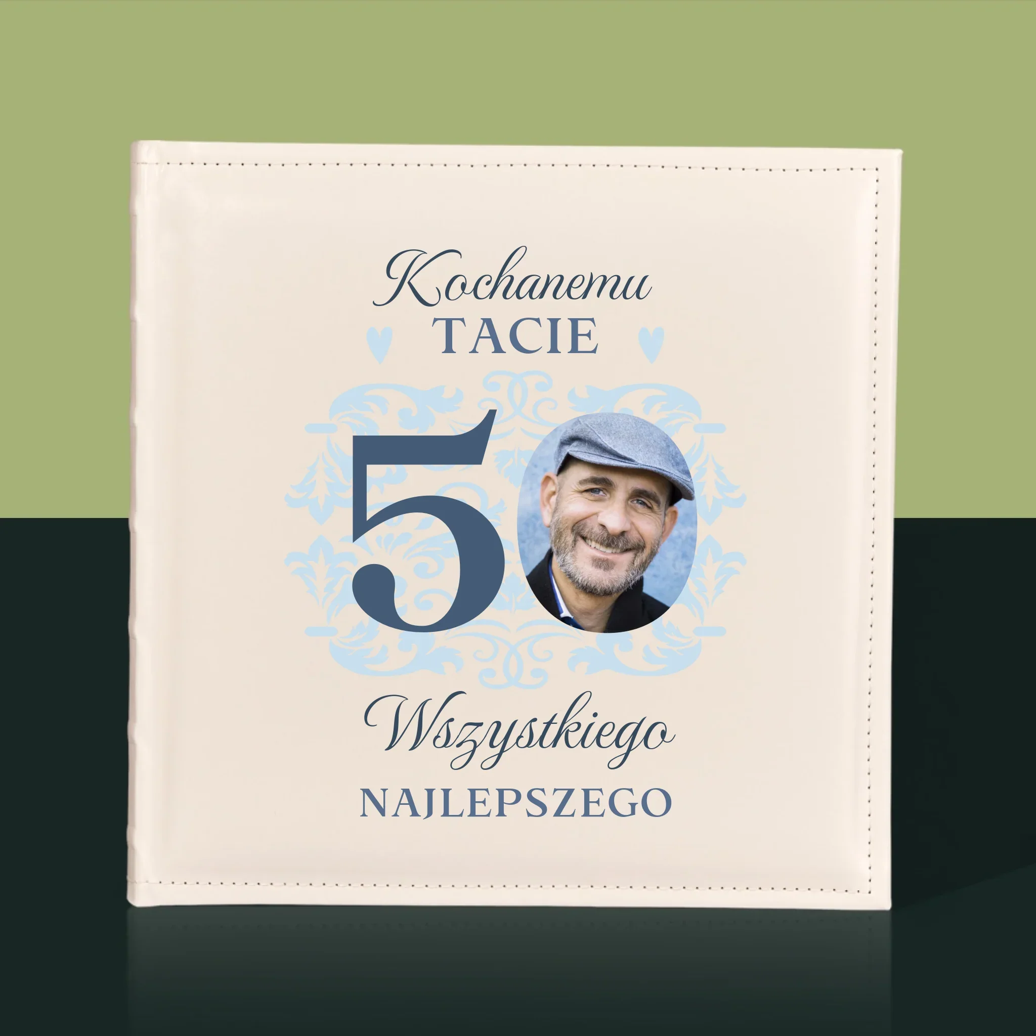 Zdjęcie I Podpis: Kochanemu Tacie Z Okazji 50 Urodzin - Album Na Zdjęcia