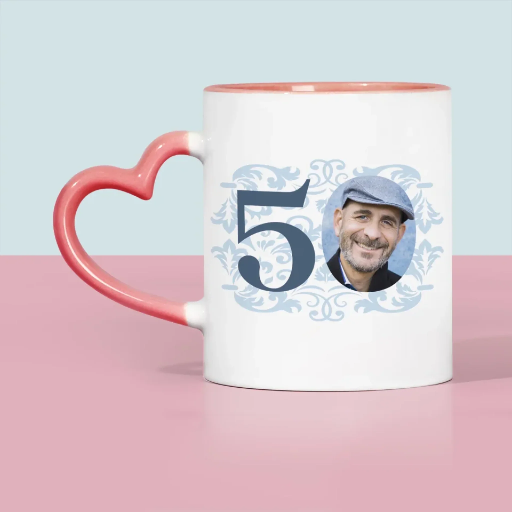 Zdjęcie I Podpis: Kochanemu Tacie Z Okazji 50 Urodzin - Kubek z Nadrukiem - Image 9