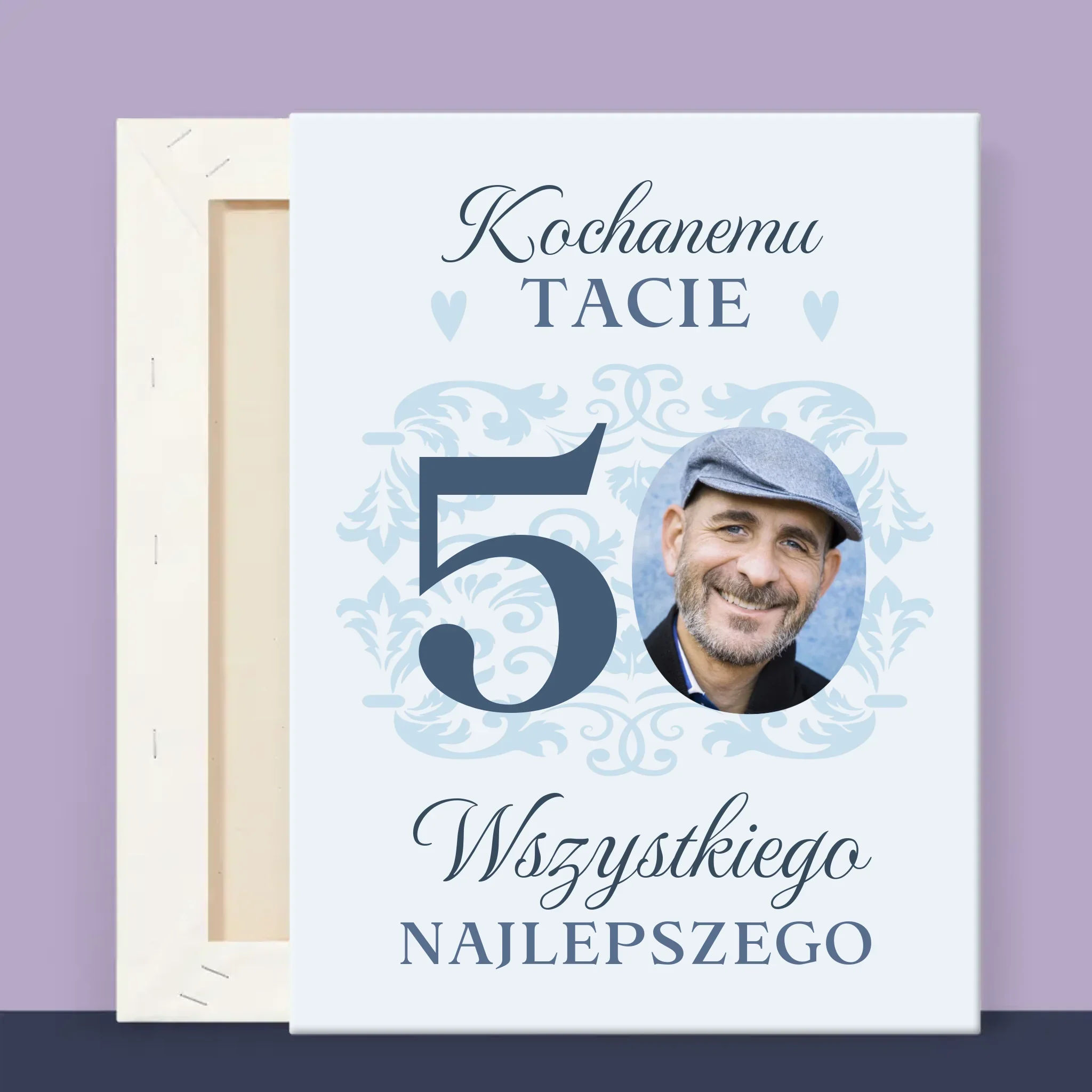 Zdjęcie I Podpis: Kochanemu Tacie Z Okazji 50 Urodzin - Wydruk Obramowany - Image 12