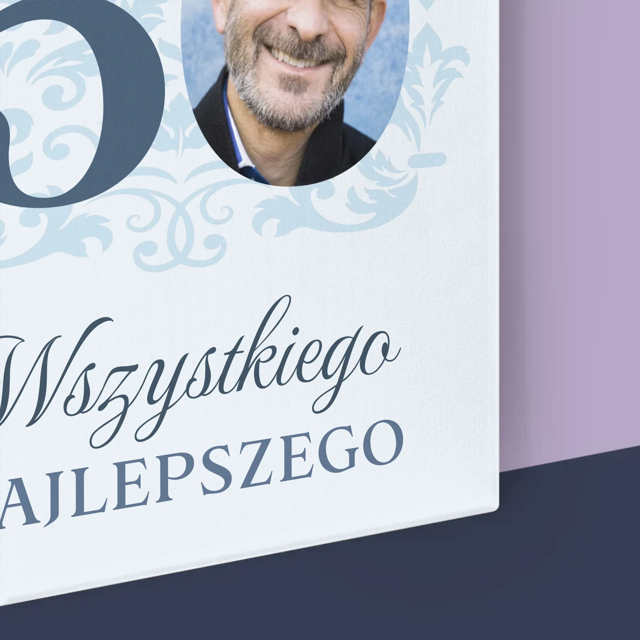 Zdjęcie I Podpis: Kochanemu Tacie Z Okazji 50 Urodzin - Wydruk Obramowany - Image 17