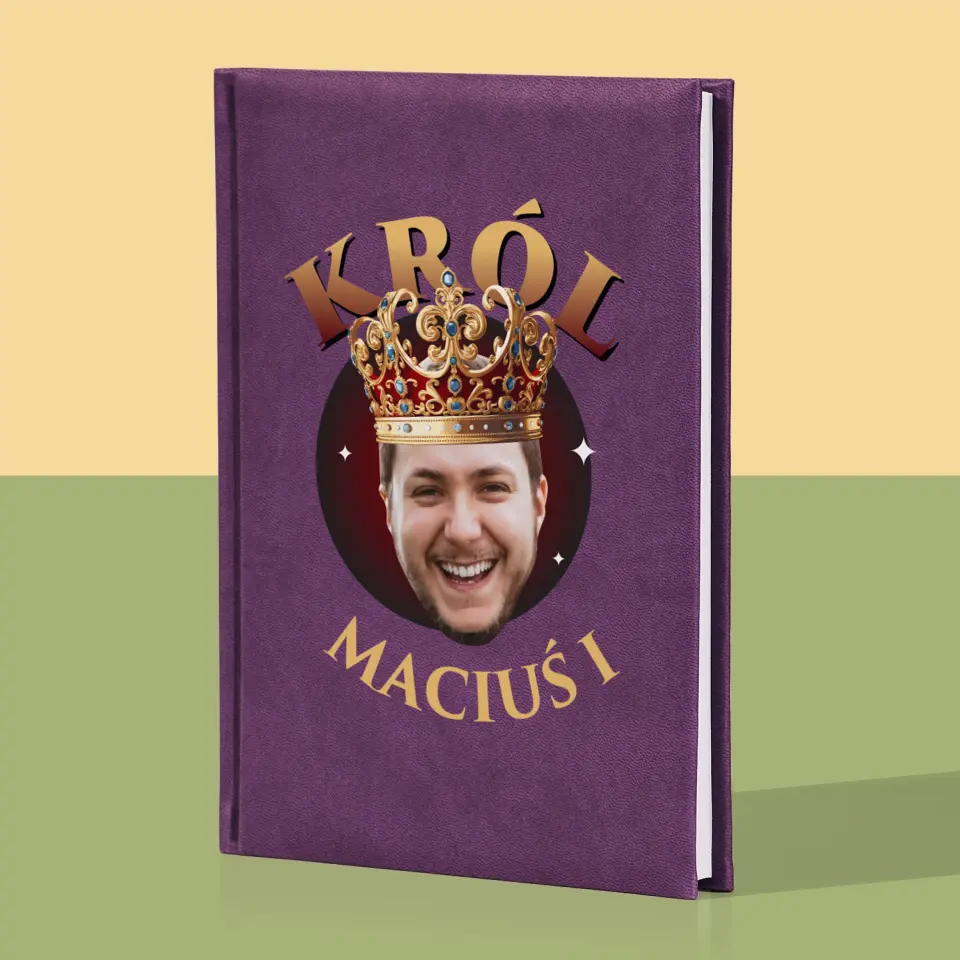 Zdjęcie i Podpis: Król - Notes Książkowy z Nadrukiem - Image 5