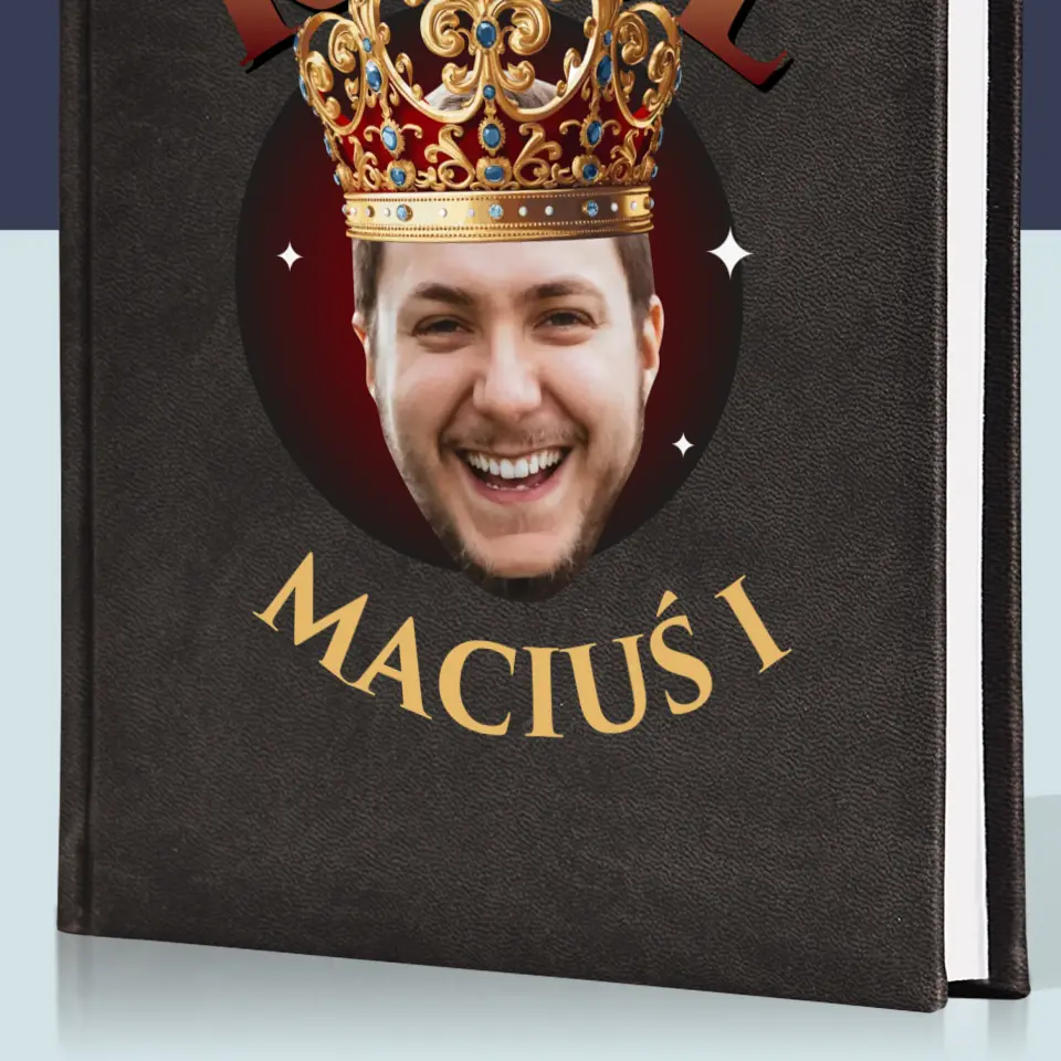 Zdjęcie i Podpis: Król - Planer Książkowy z Nadrukiem - Image 5