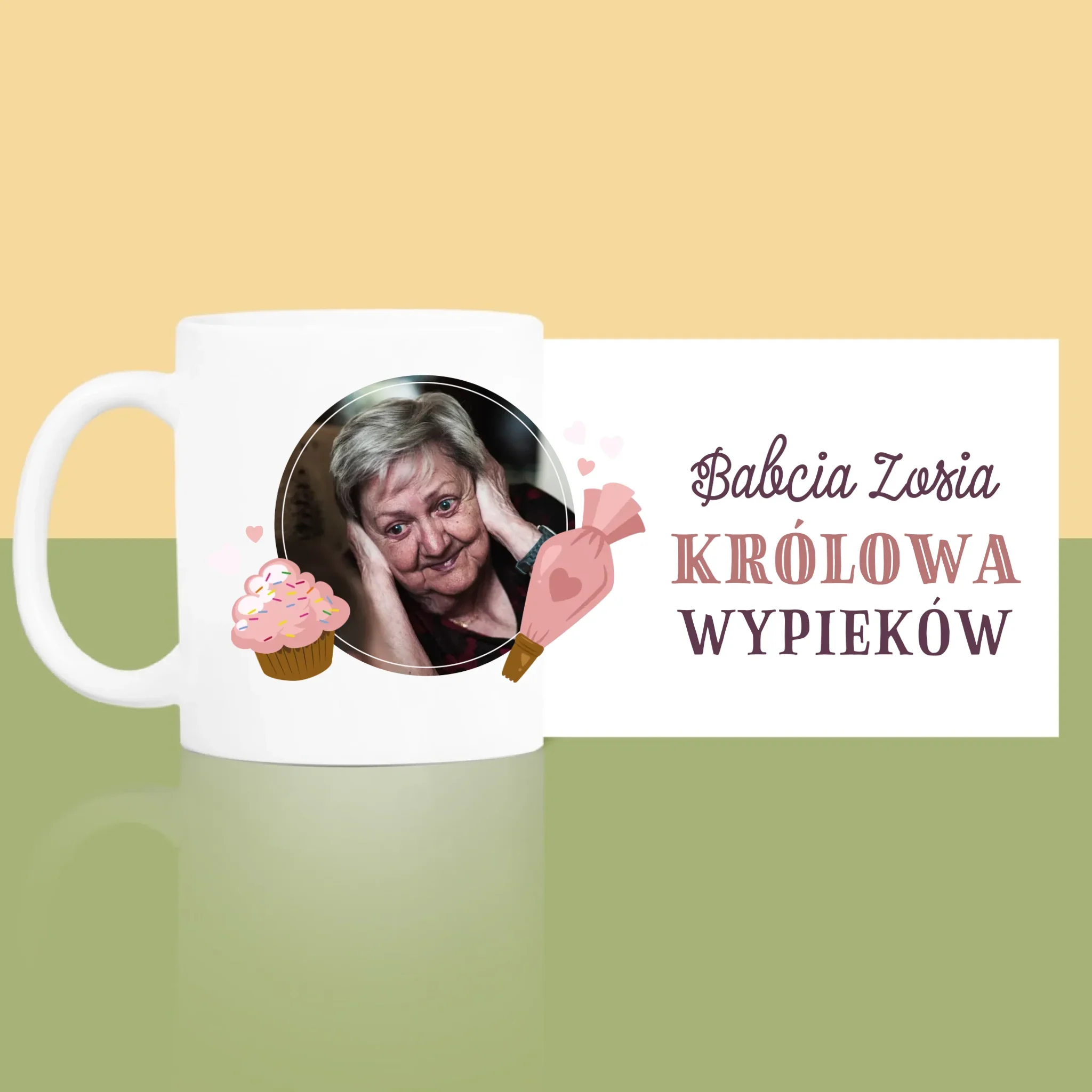 Zdjęcie i Podpis: Królowa Wypieków - Kubek z Nadrukiem - Image 3