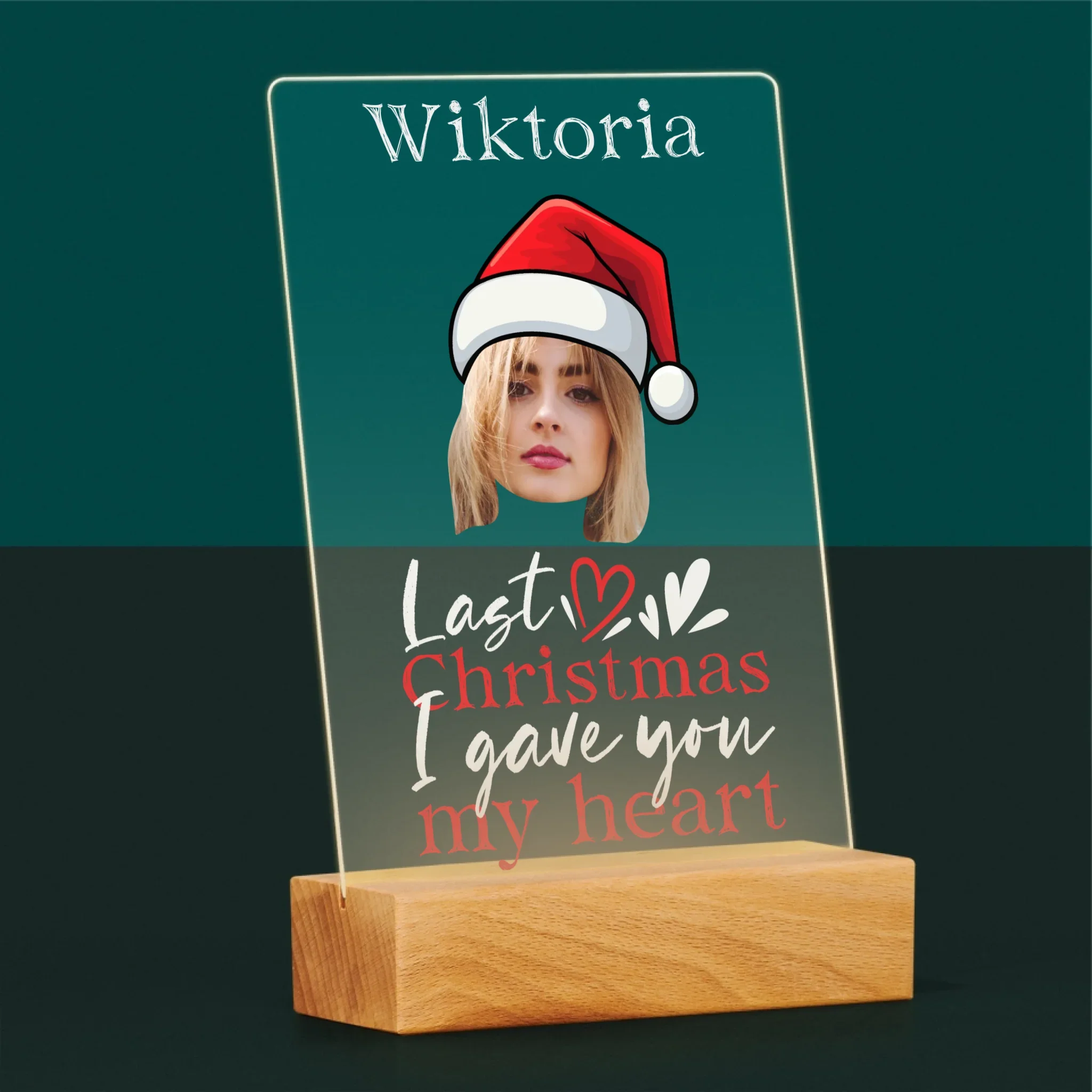 Zdjęcie I Podpis: Last Christmas I Gave You My Heart - Wydruk Na Szkle Akrylowym - Image 5