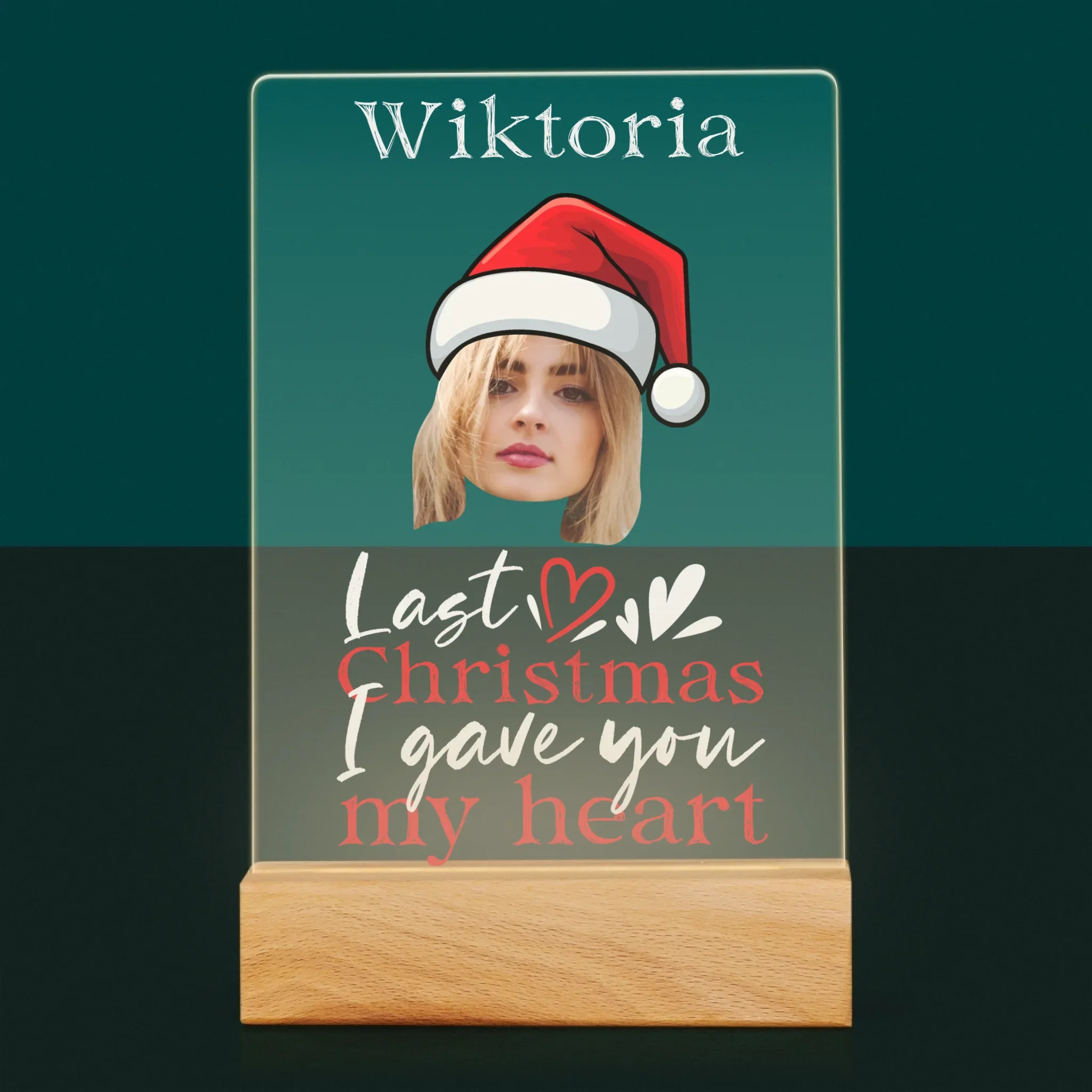 Zdjęcie I Podpis: Last Christmas I Gave You My Heart - Wydruk Na Szkle Akrylowym - Image 7