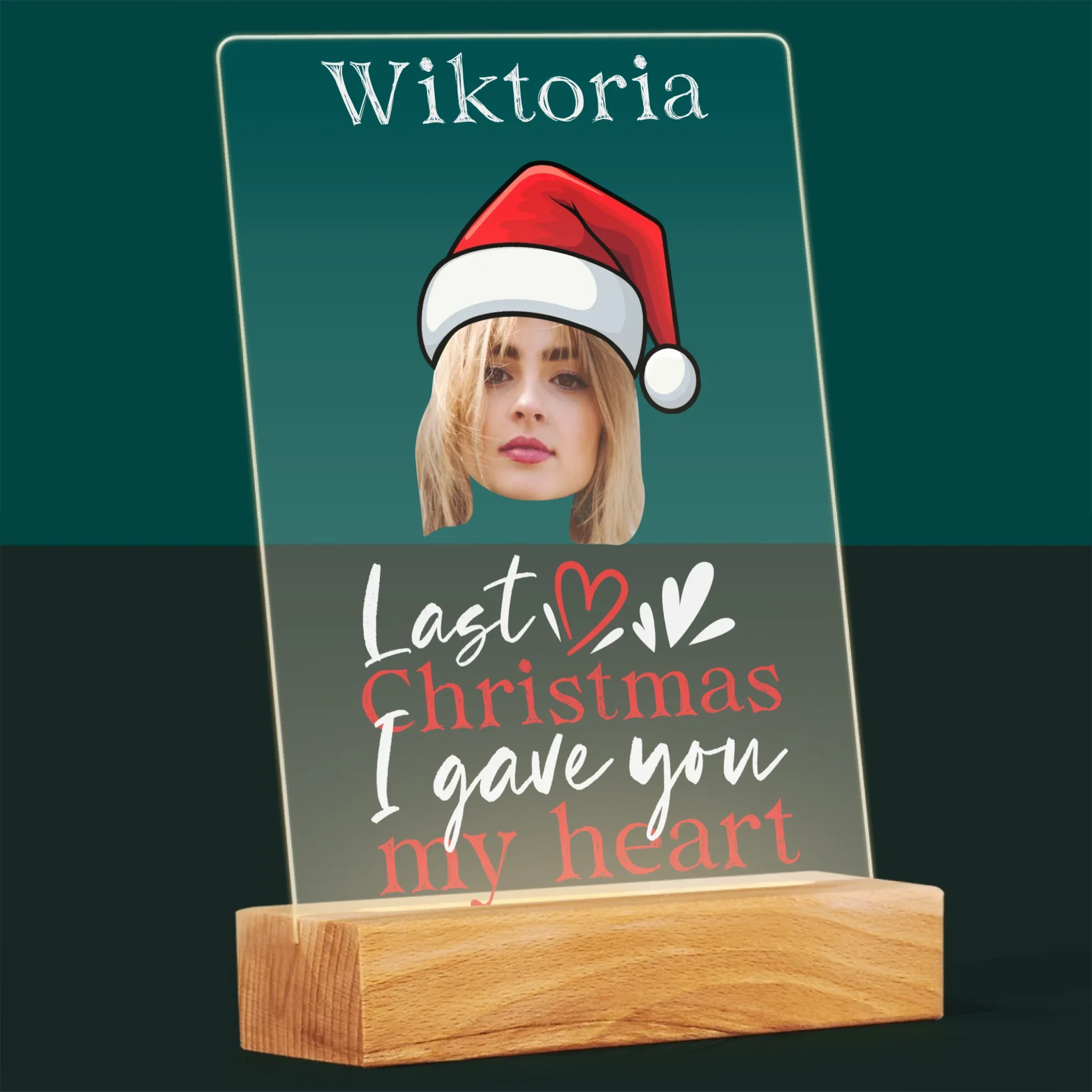 Zdjęcie I Podpis: Last Christmas I Gave You My Heart - Wydruk Na Szkle Akrylowym - Image 8