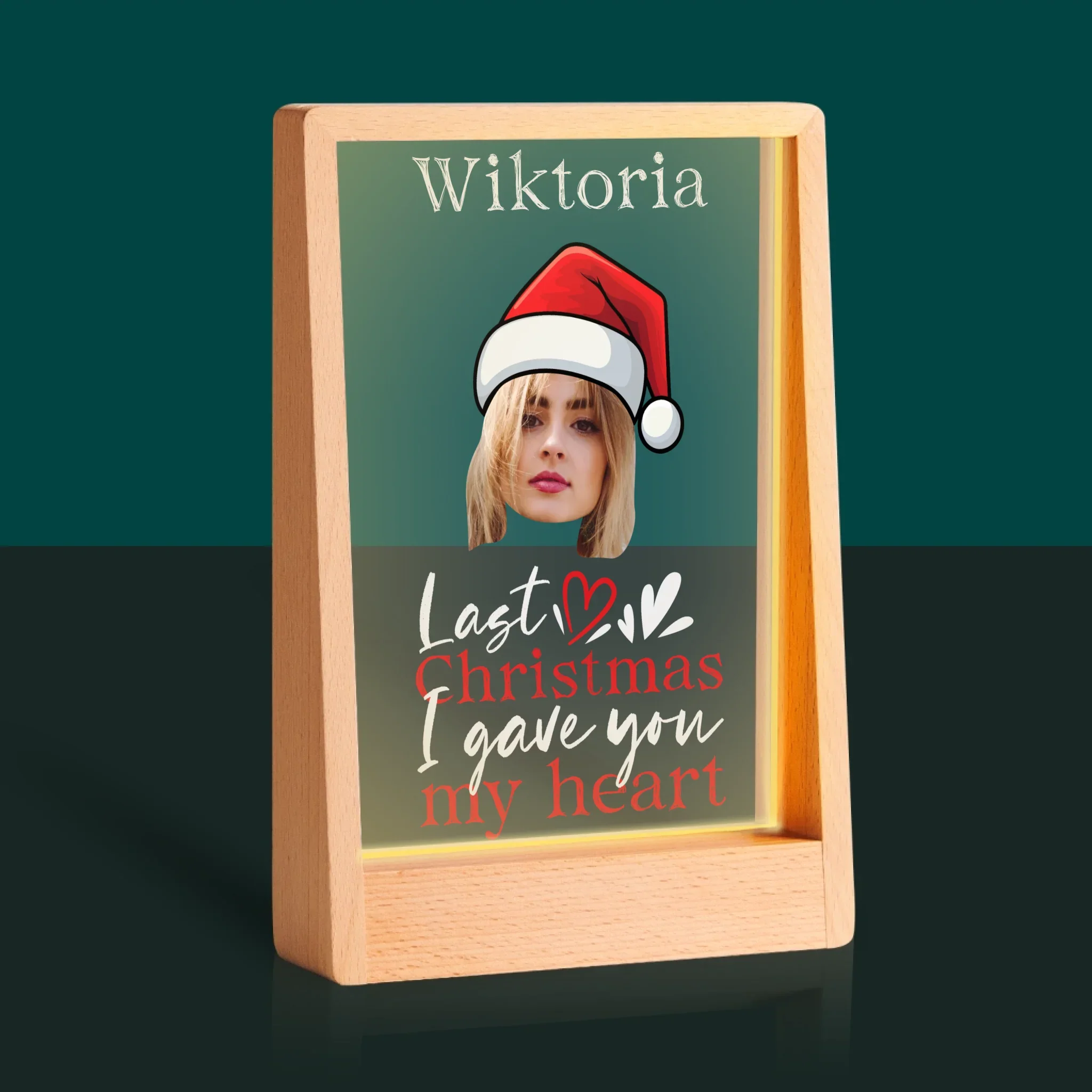 Zdjęcie I Podpis: Last Christmas I Gave You My Heart - Wydruk Na Szkle Akrylowym - Image 9