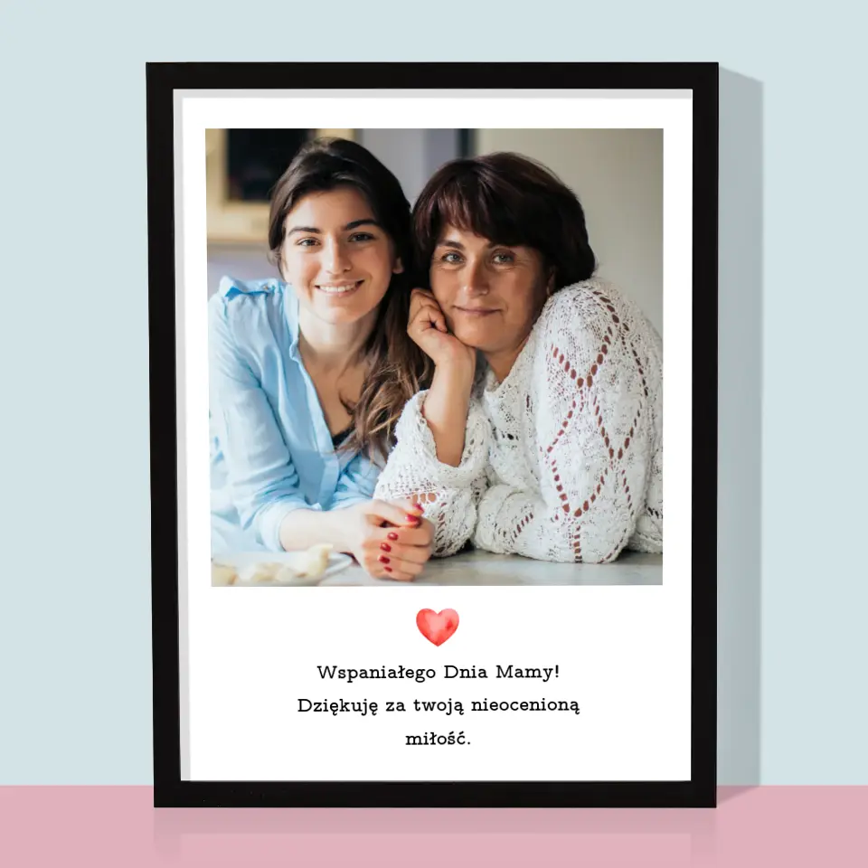 Zdjęcie i Podpis: Laurka Dla Mamy - Wydruk Obramowany - Image 5