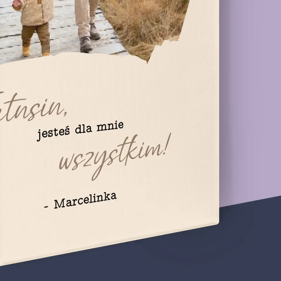 Zdjęcie i Podpis: Laurka Dla Taty - Wydruk Obramowany - Image 16