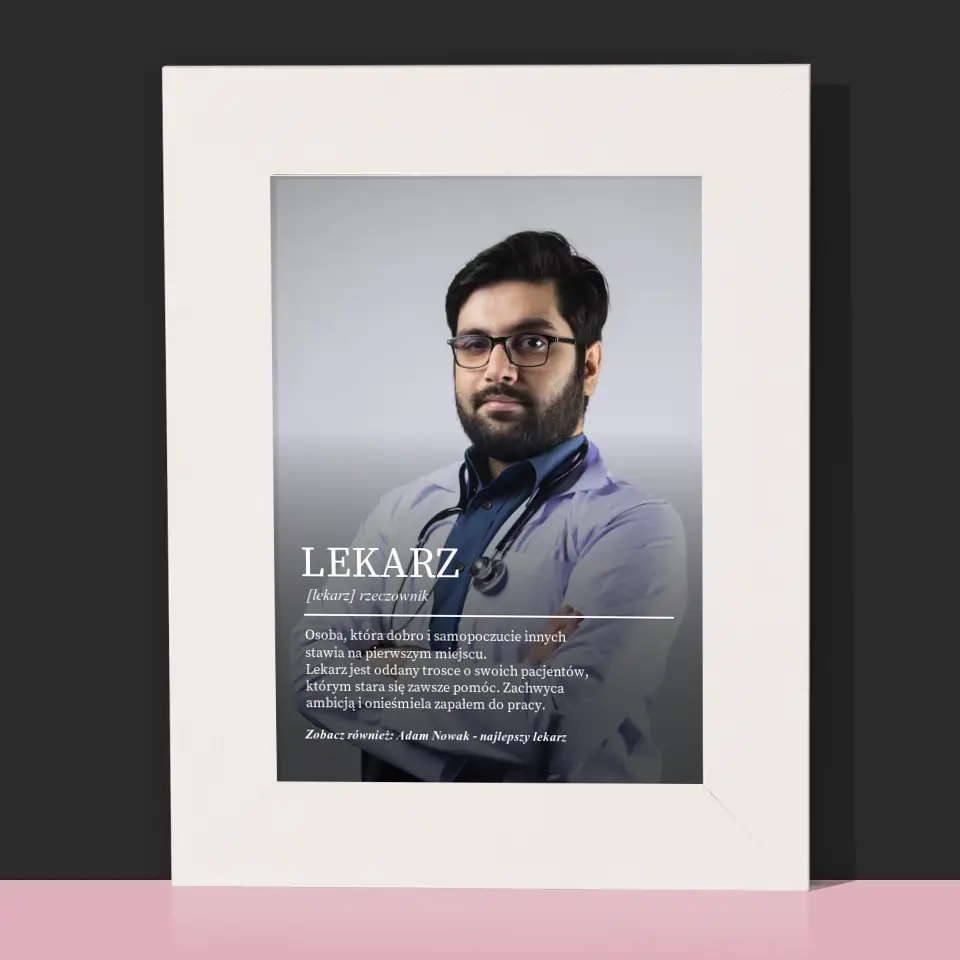 Zdjęcie I Podpis: Lekarz Definicja - Ramka Na Zdjęcie - Image 2