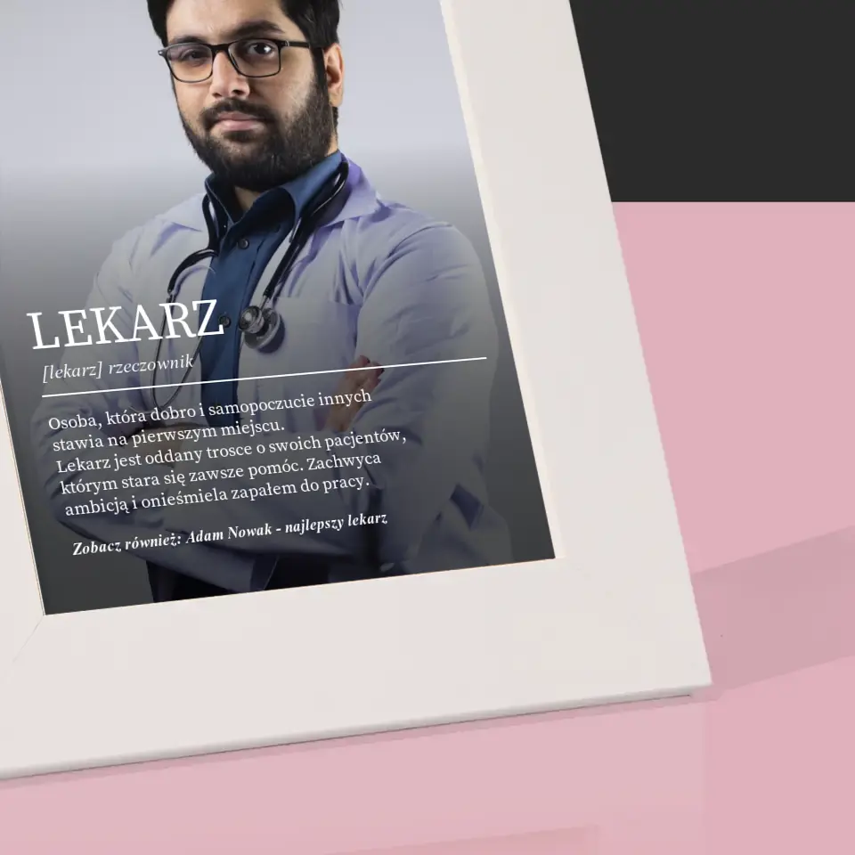 Zdjęcie I Podpis: Lekarz Definicja - Ramka Na Zdjęcie - Image 4