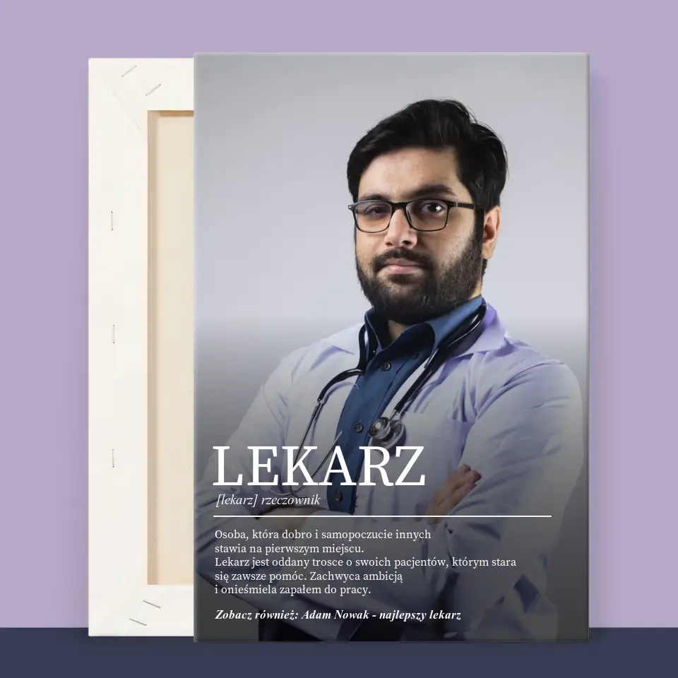 Zdjęcie I Podpis: Lekarz Definicja - Wydruk Obramowany - Image 12