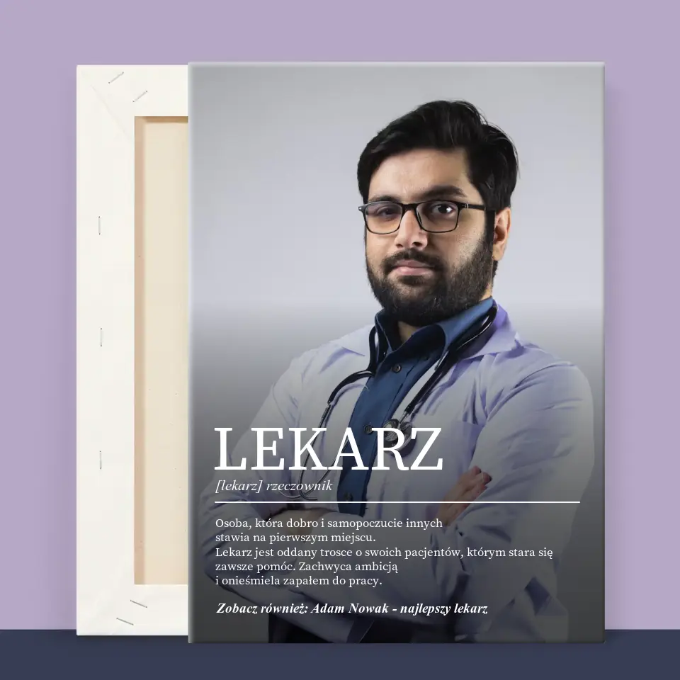 Zdjęcie I Podpis: Lekarz Definicja - Wydruk Obramowany - Image 13