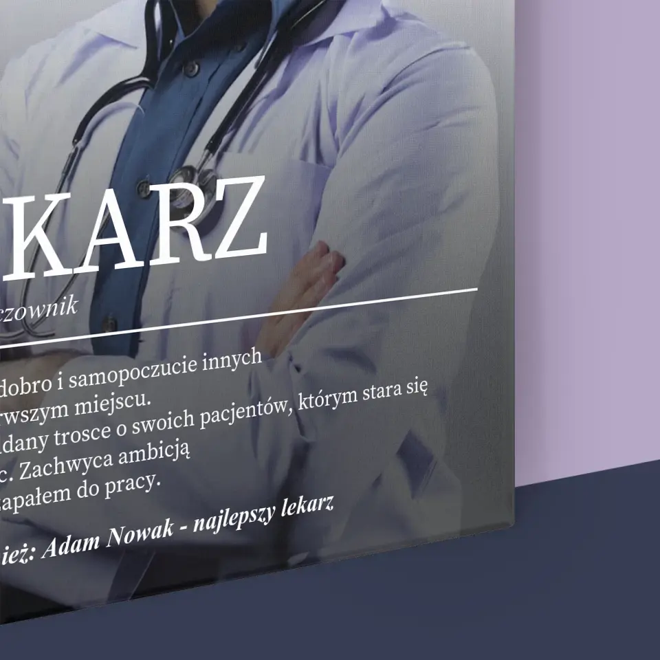 Zdjęcie I Podpis: Lekarz Definicja - Wydruk Obramowany - Image 16