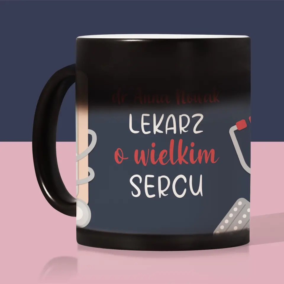 Zdjęcie i Podpis: Lekarz o Wielkim Sercu - Kubek z Nadrukiem - Image 8
